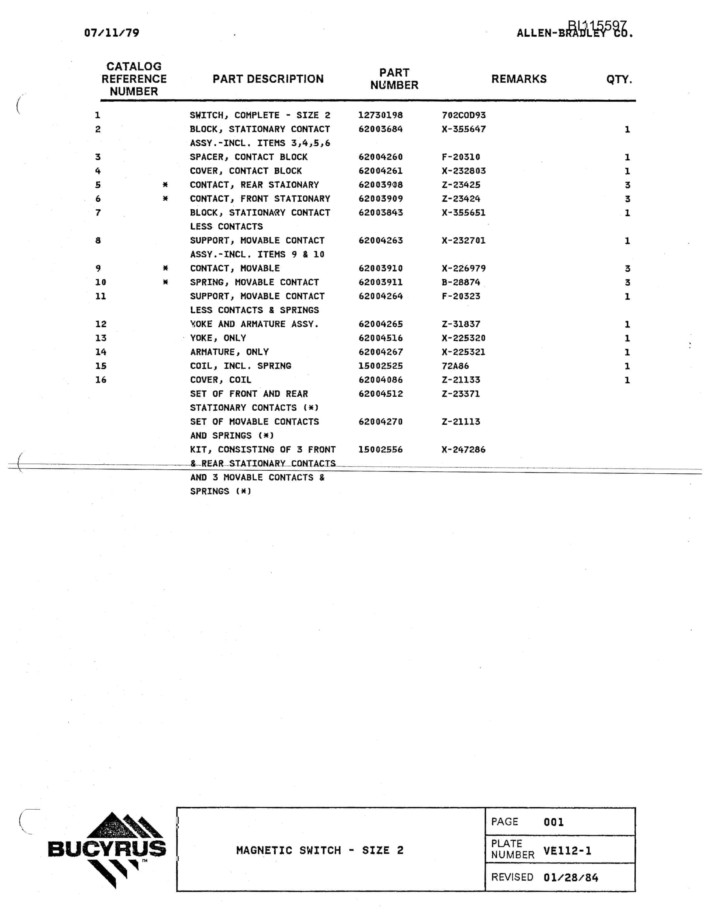 Bucyrus 60R Mining Technical Manual BI115597-5