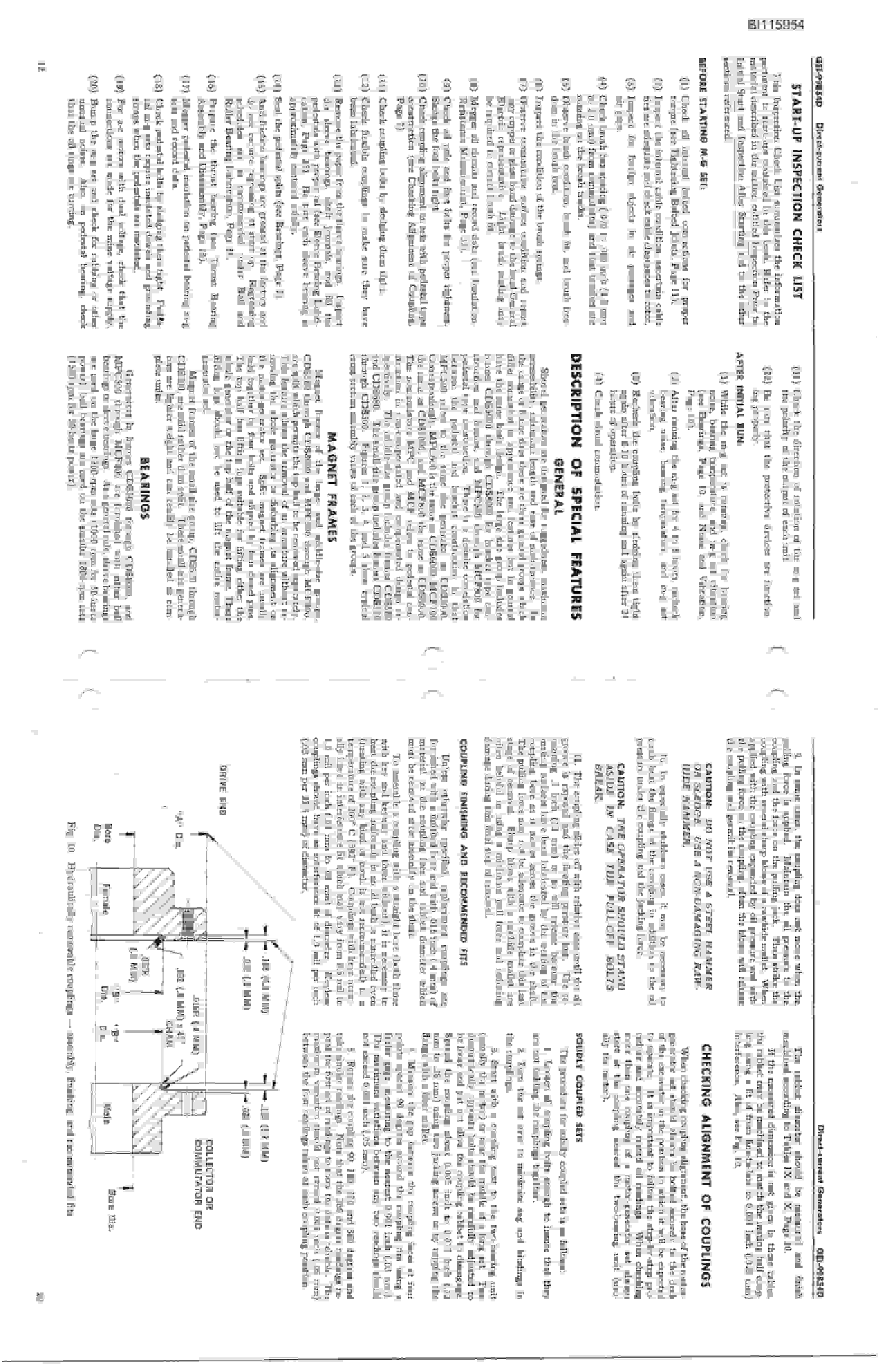 Bucyrus 61-R Drill Technical Manual BI115954-5