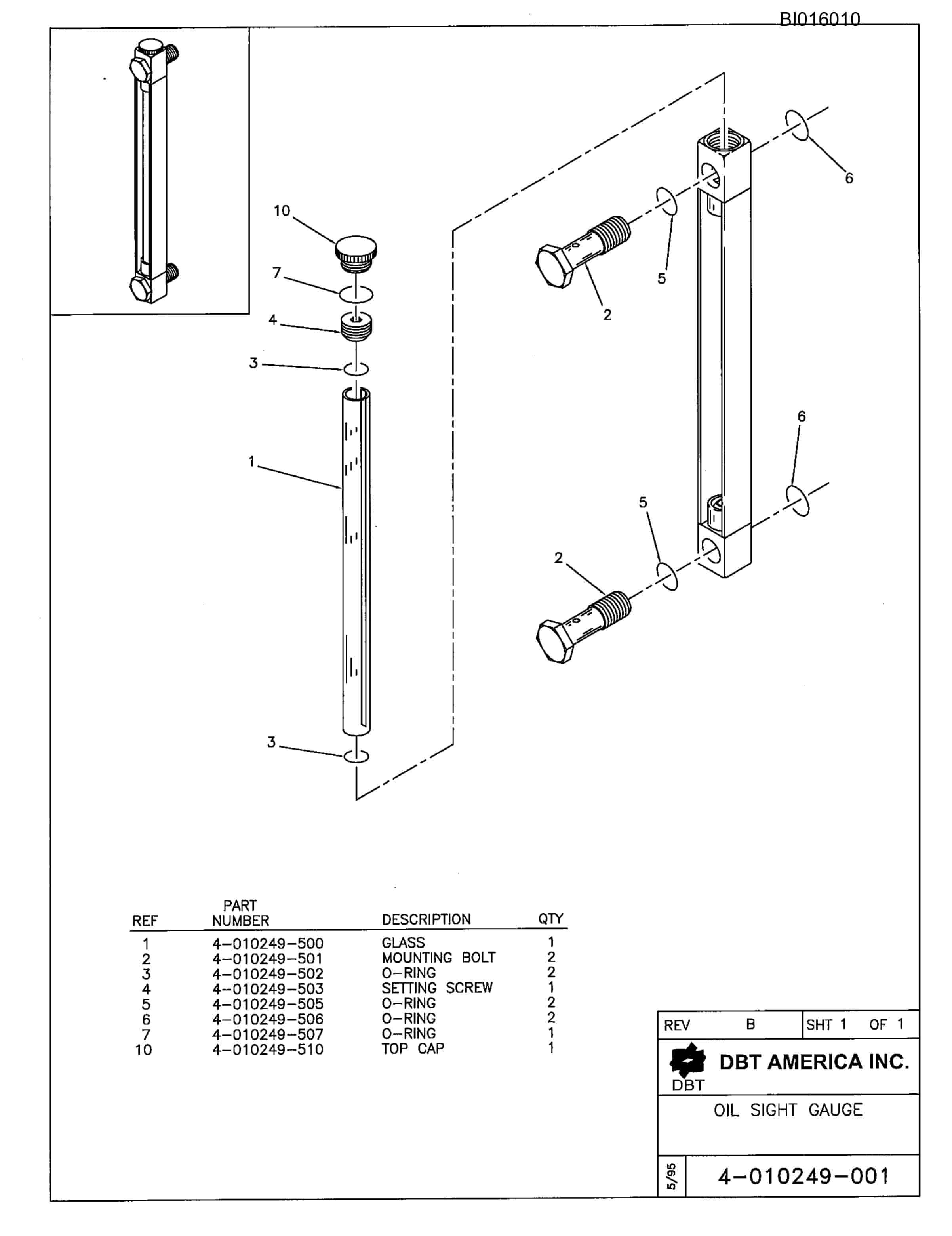 Bucyrus 620 Parts Catalog BI016010-4