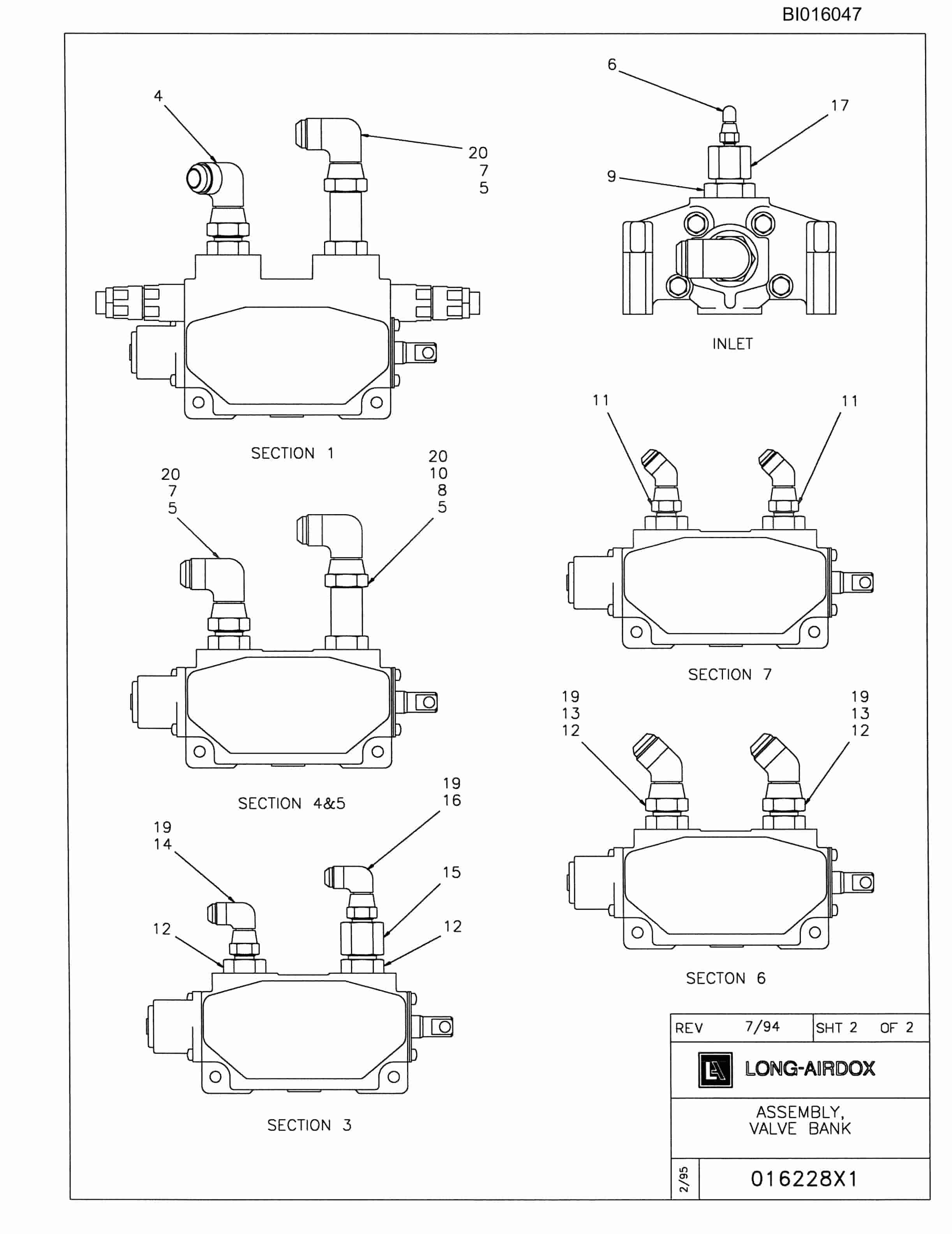 Bucyrus 630 Parts Catalog BI016047-5