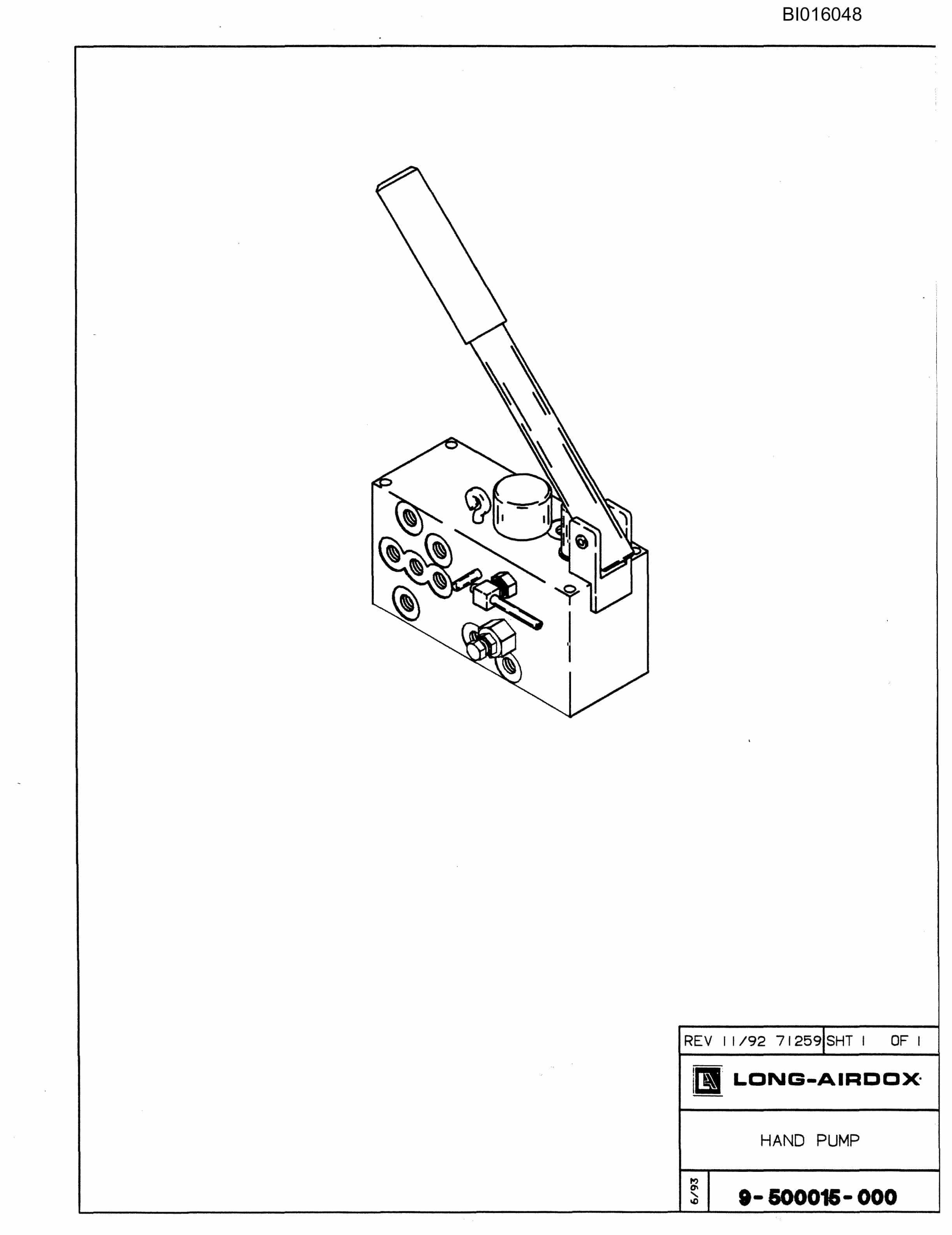 Bucyrus 630 Parts Catalog BI016048-5