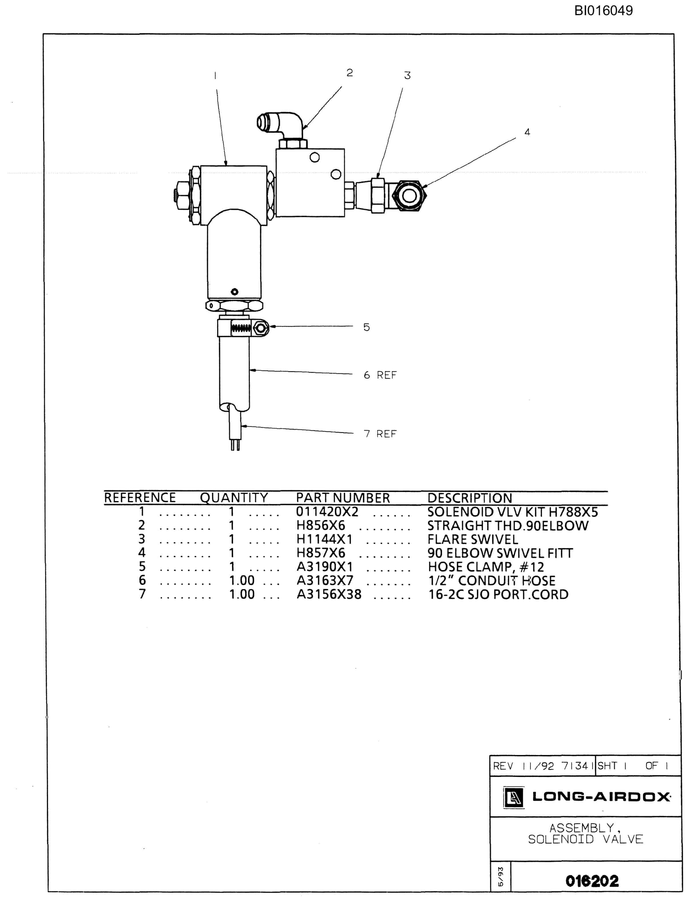 Bucyrus 630 Parts Catalog BI016049-5