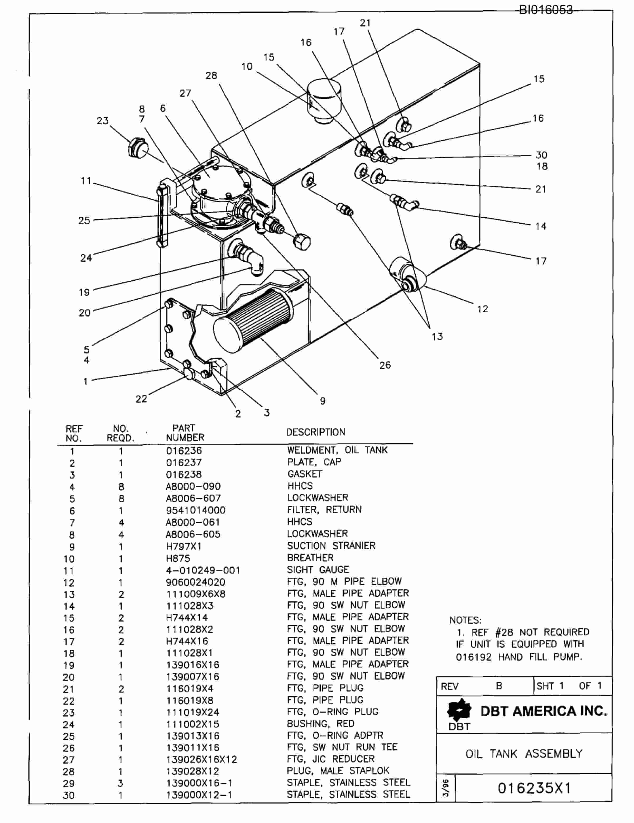 Bucyrus 630 Parts Catalog BI016053-4