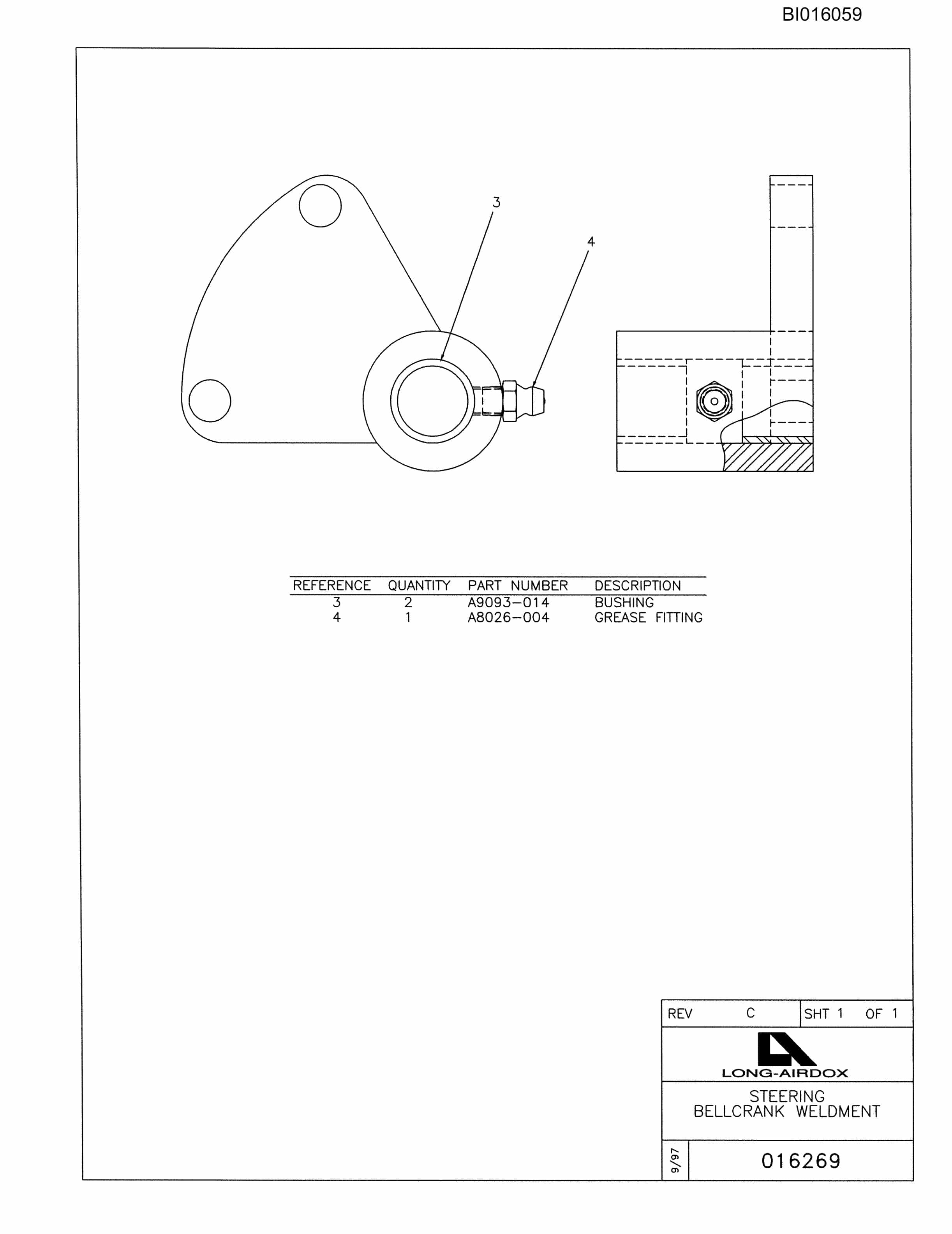 Bucyrus 630 Parts Catalog BI016059-2