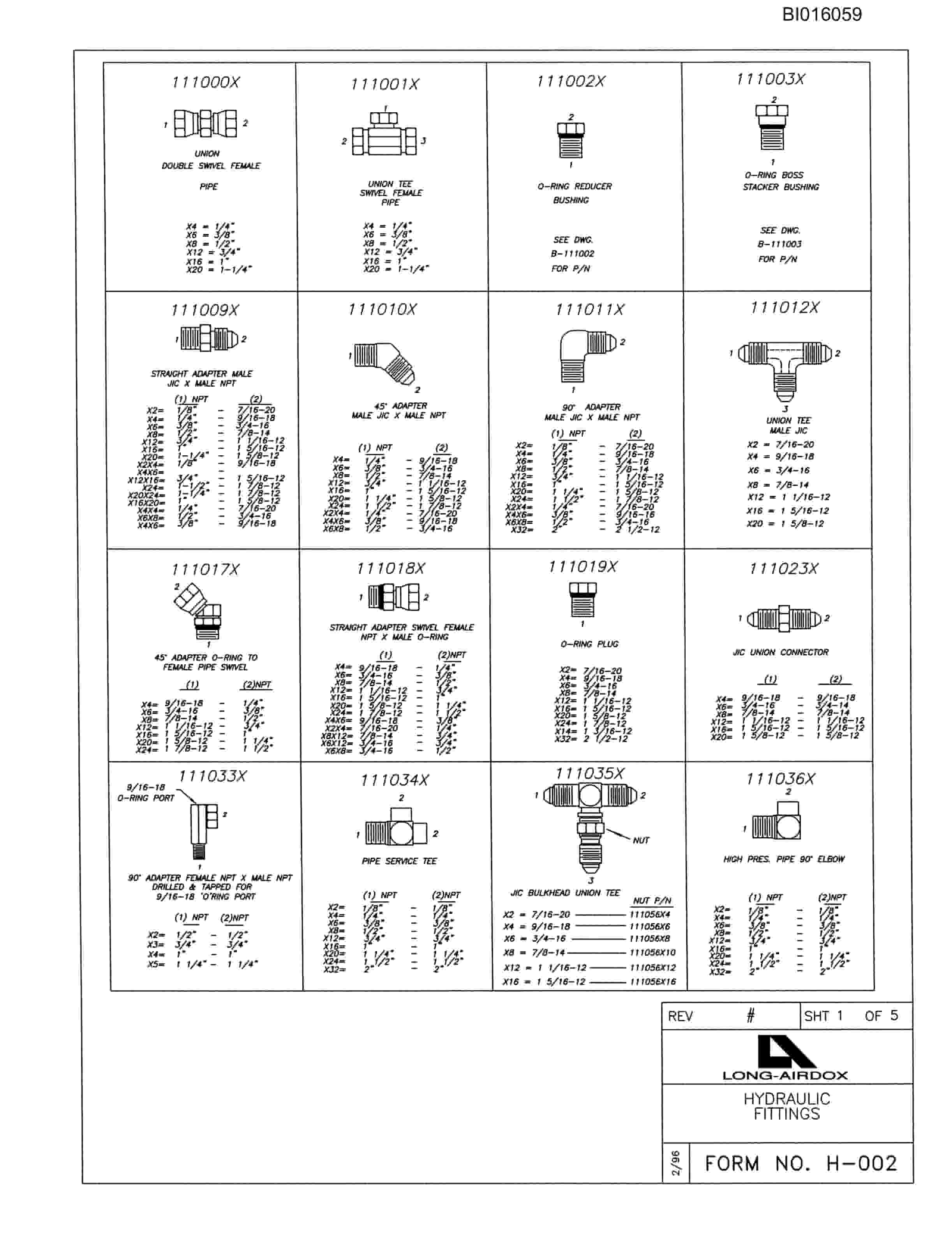 Bucyrus 630 Parts Catalog BI016059-5