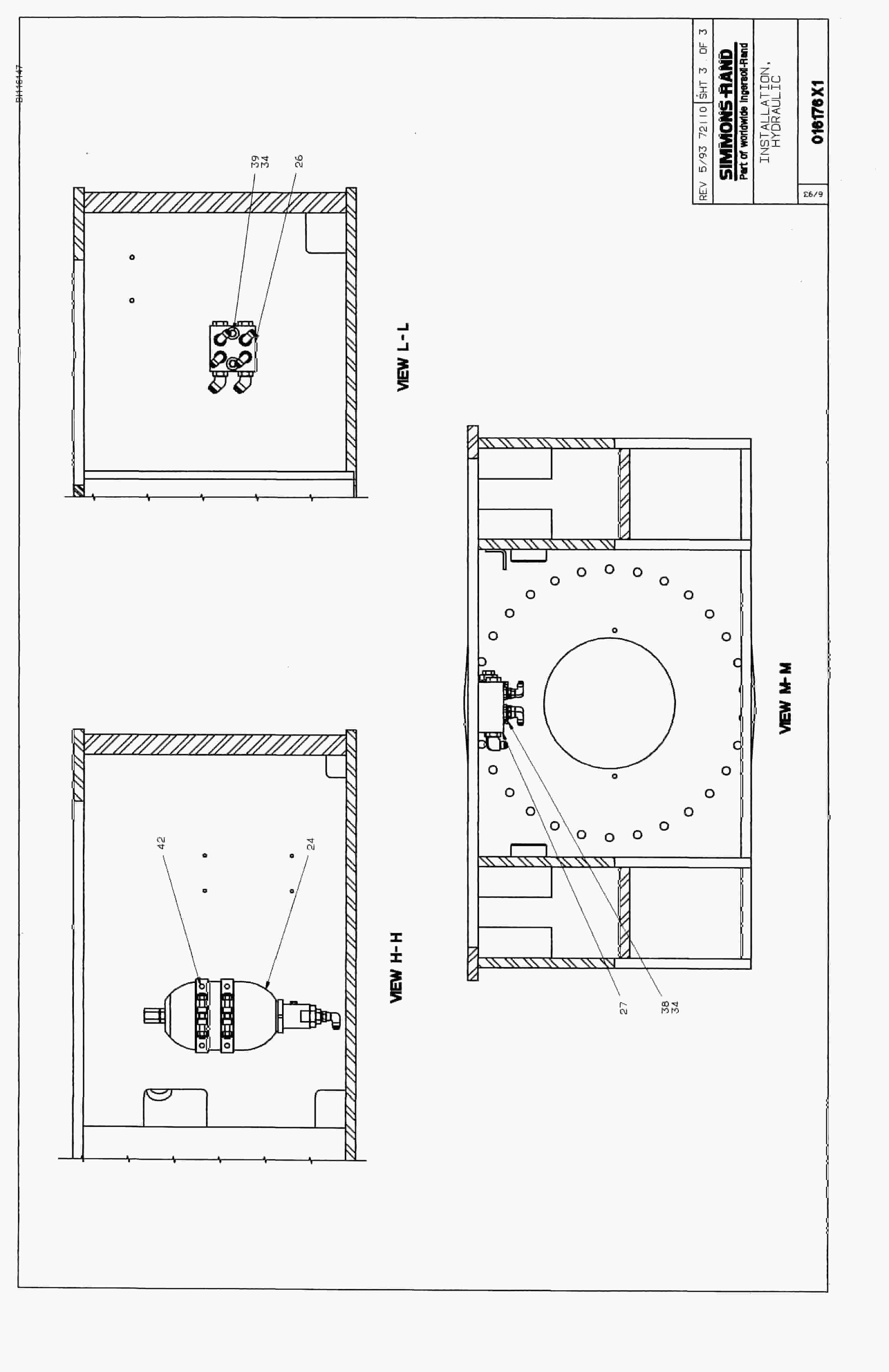 Bucyrus 630 Parts Catalog BI116147-3