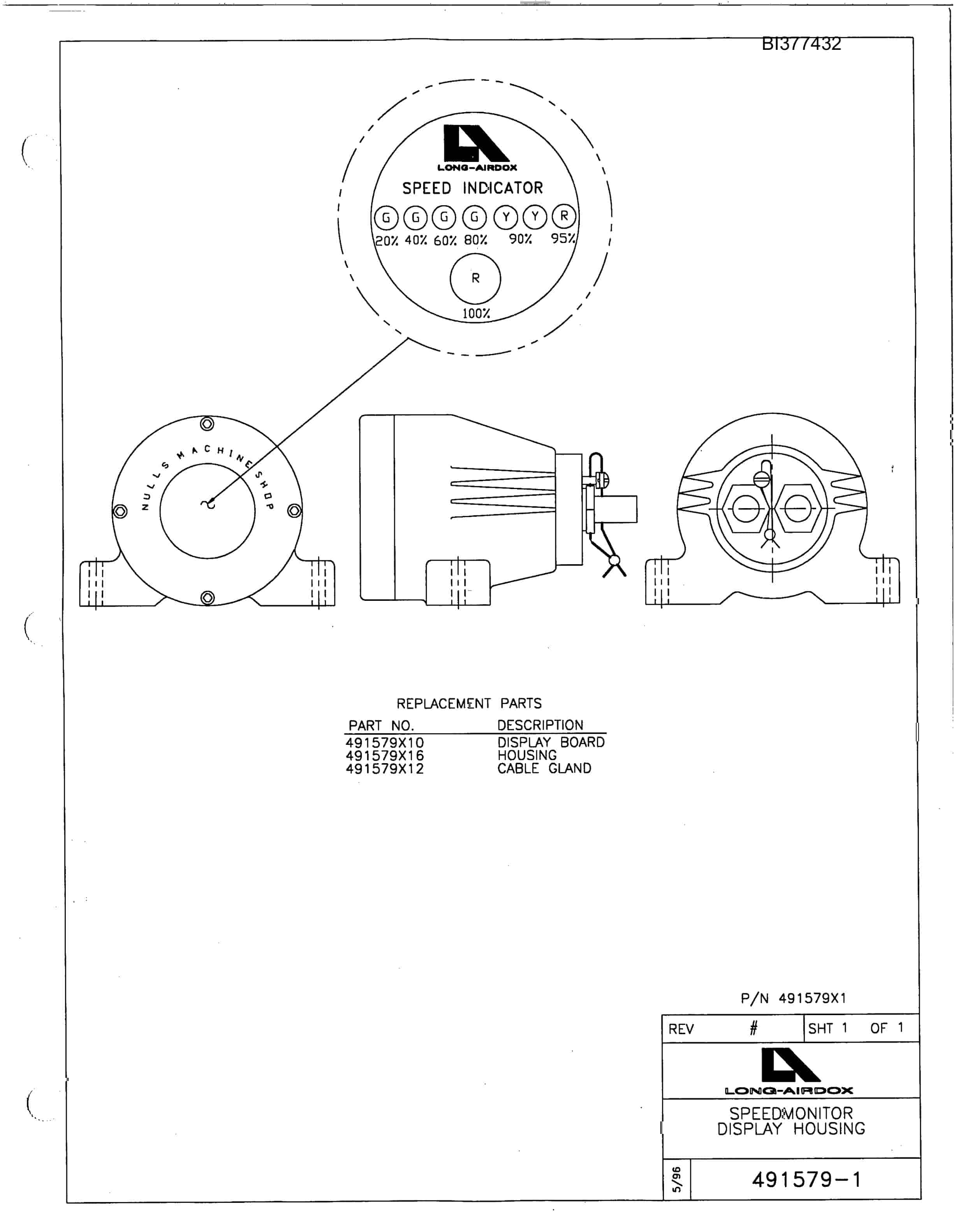 Bucyrus 630 Versatrac Parts Catalog BI377432-3
