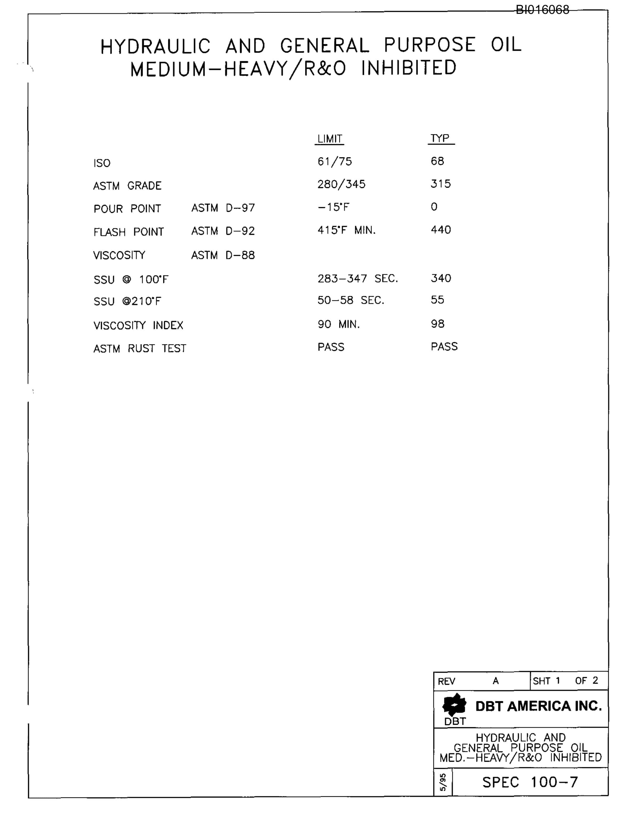 Bucyrus 636-2 Standard Side Parts Catalog BI016068-5