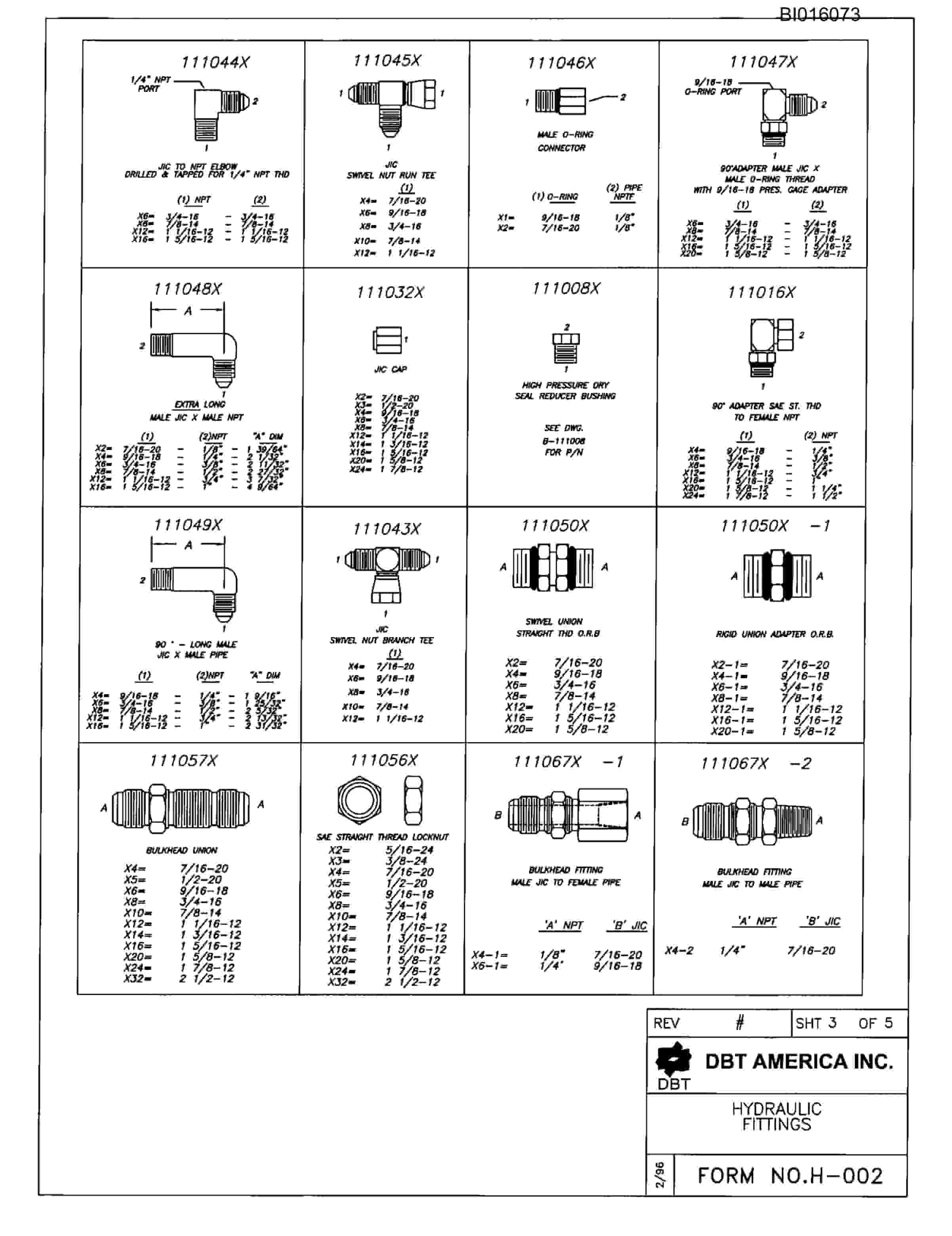 Bucyrus 636 Parts Catalog BI016073-4