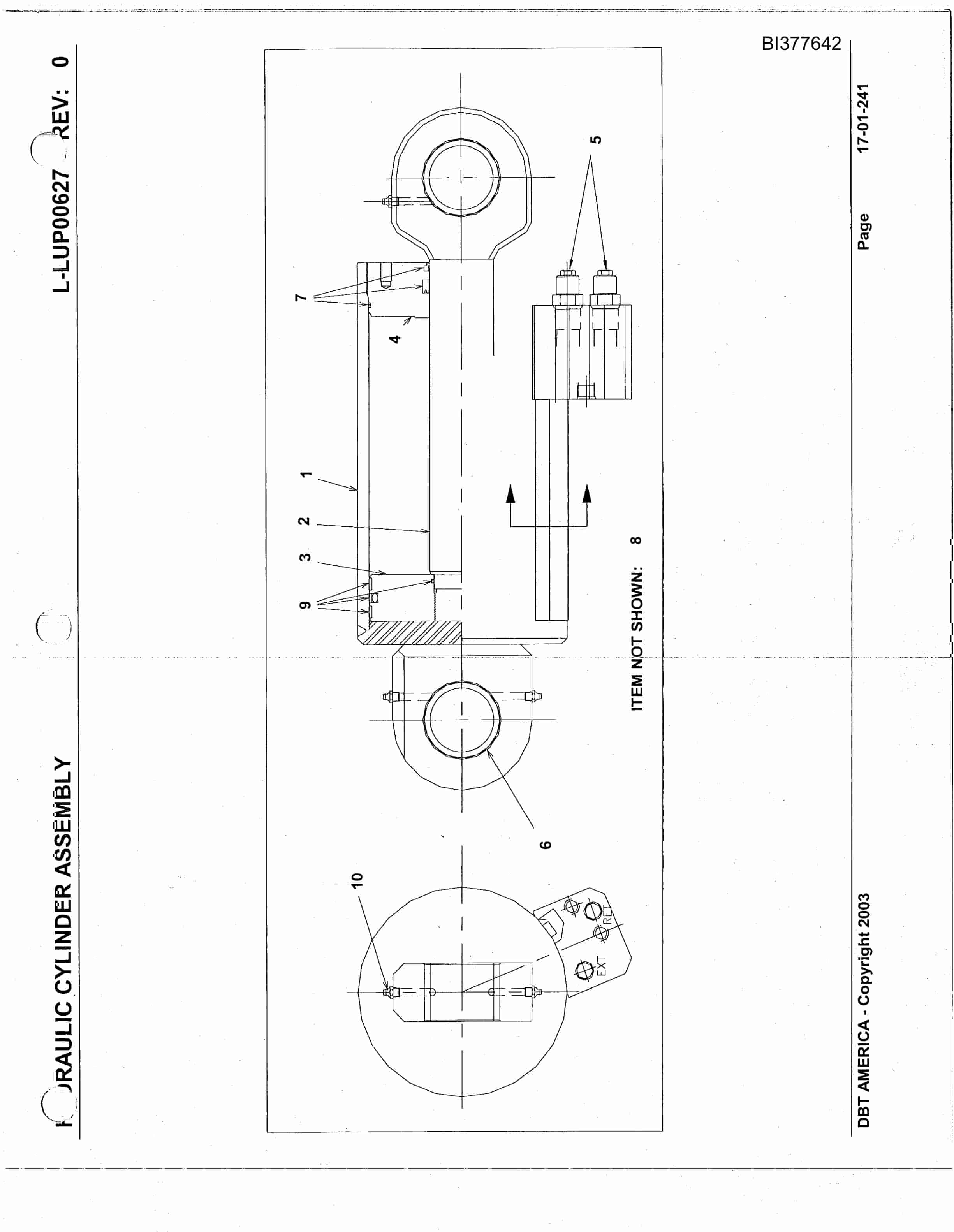 Bucyrus 636 Versatrac Parts Catalog BI377642-2