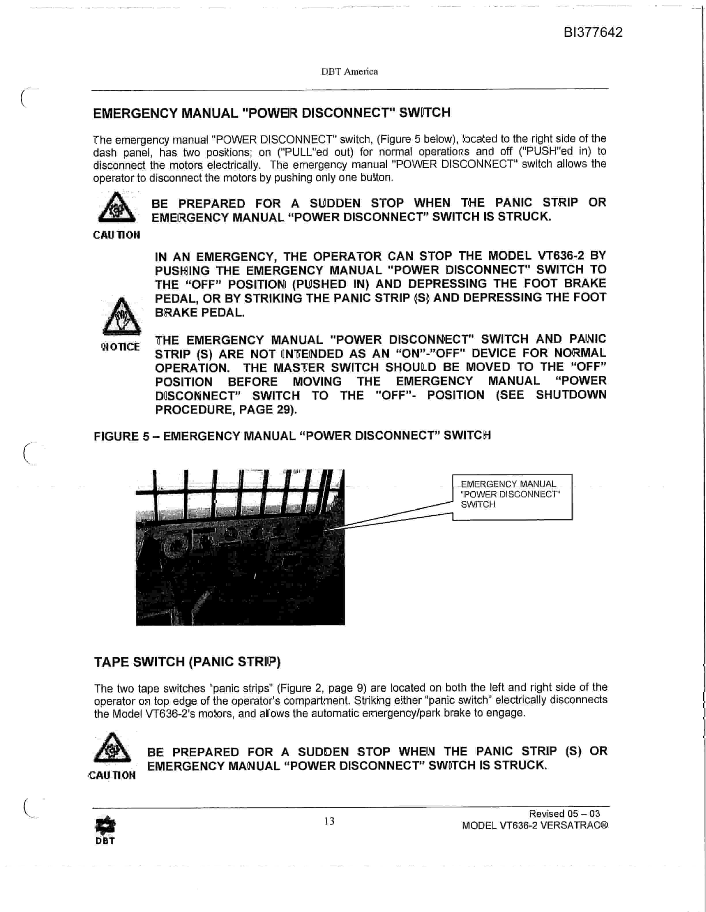 Bucyrus 636 Versatrac Parts Catalog BI377642-3