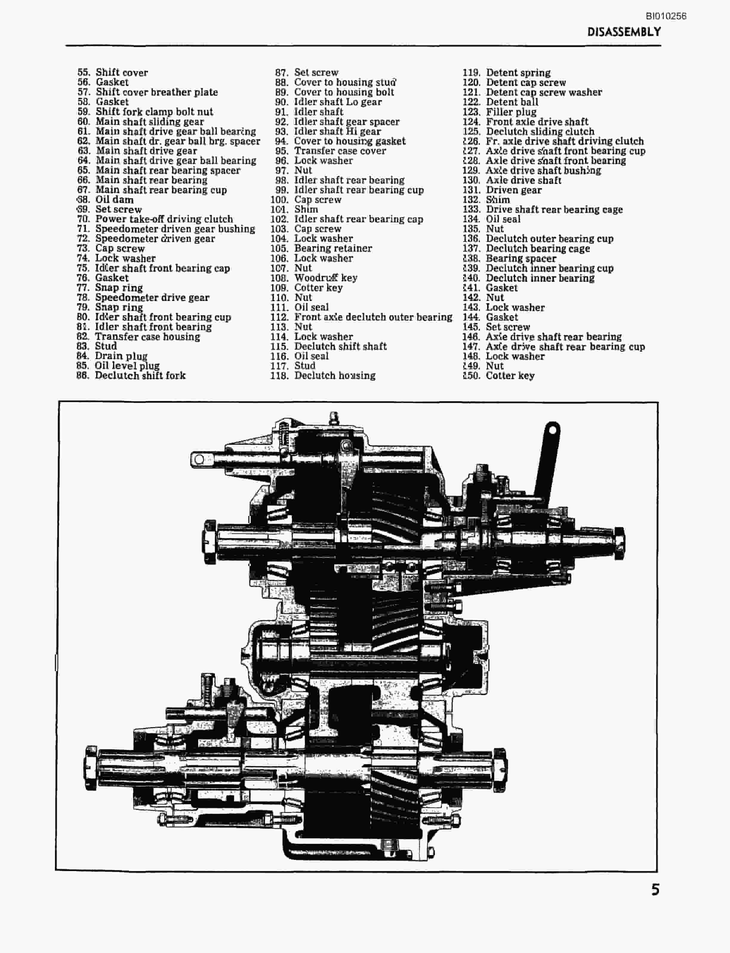 Bucyrus 640-DJC Articulated Drill Carrier Parts Catalog BI010256-3