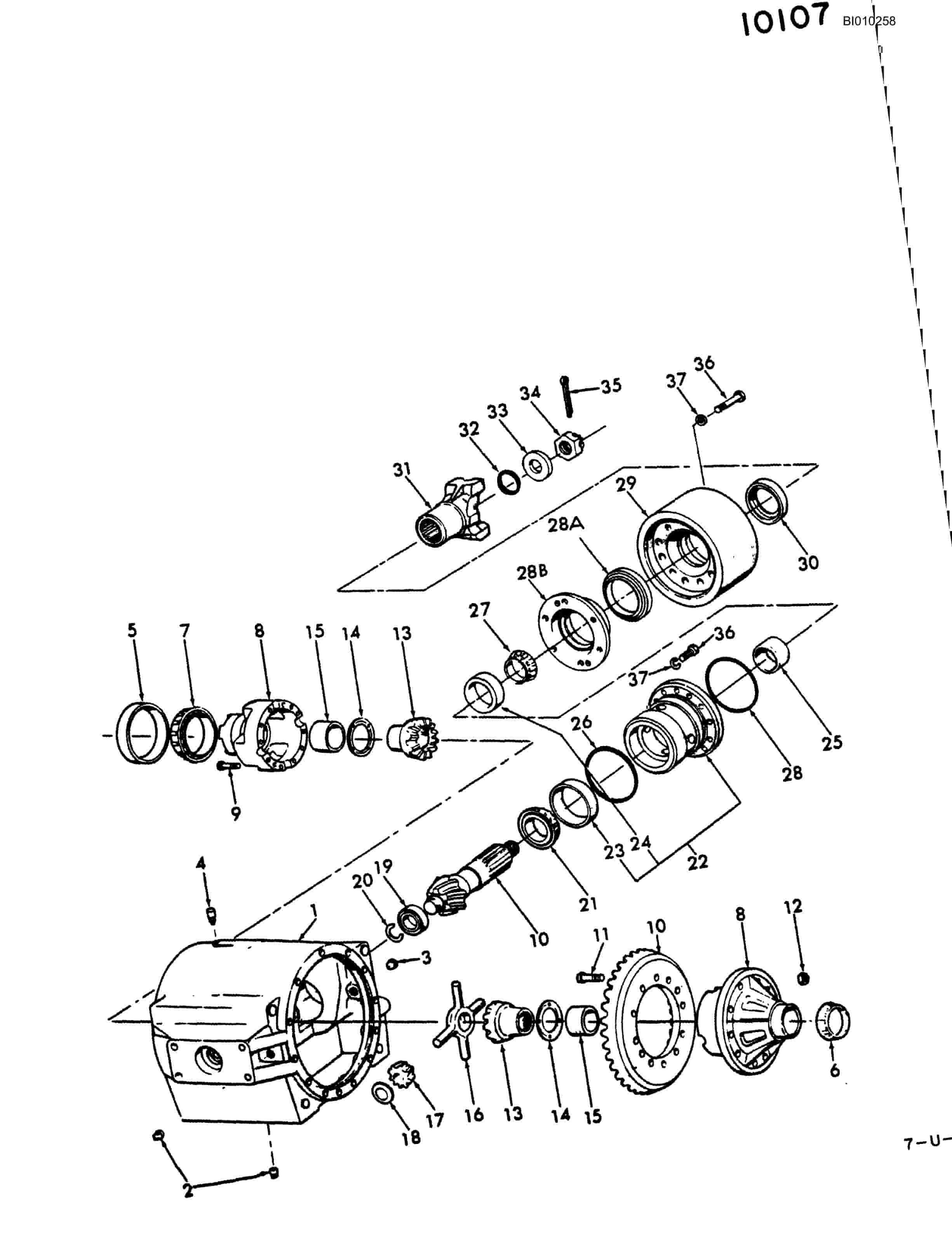Bucyrus 640 DJC-GD Parts Catalog BI010258-3