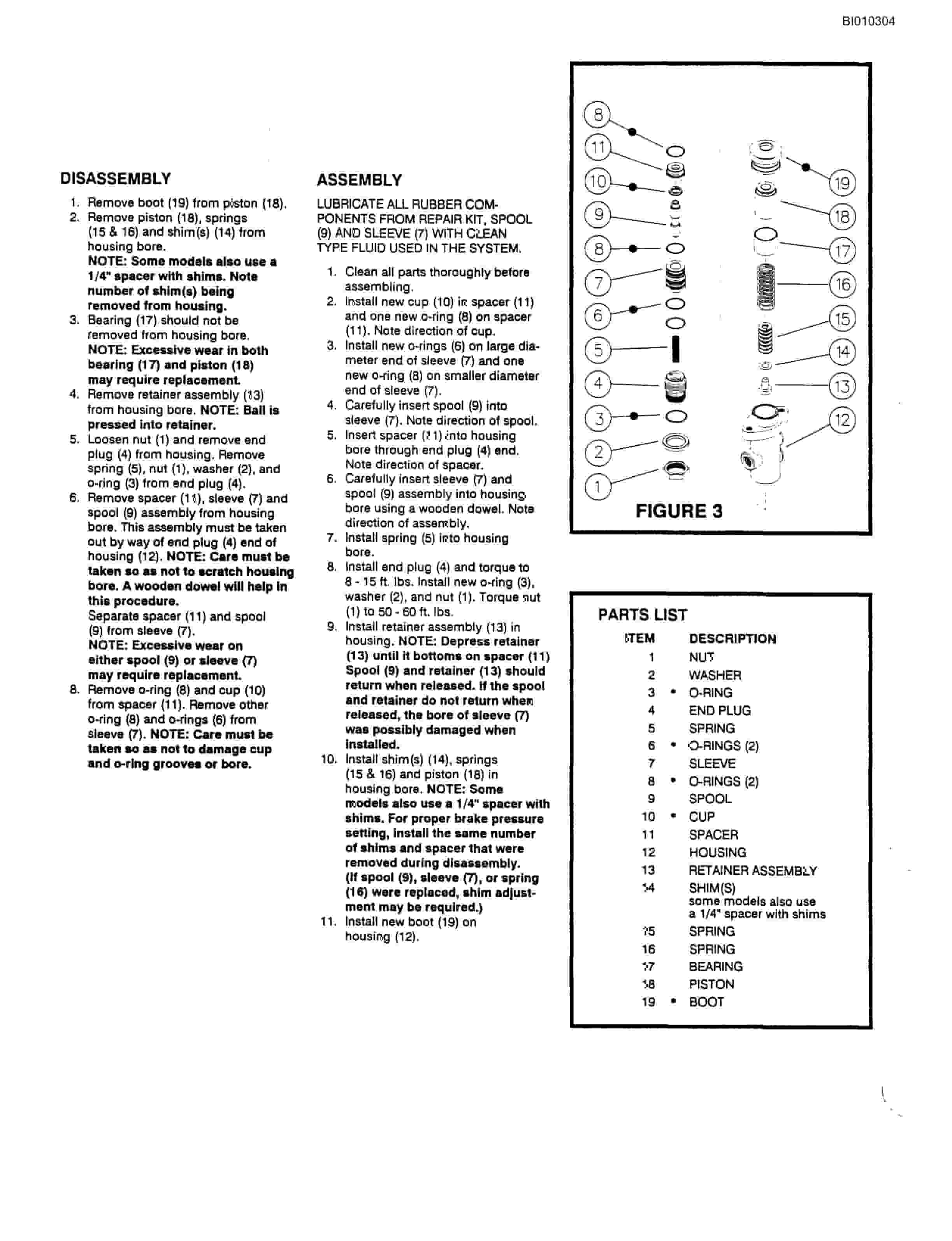 Bucyrus 640 DJC Parts Catalog BI010304-2