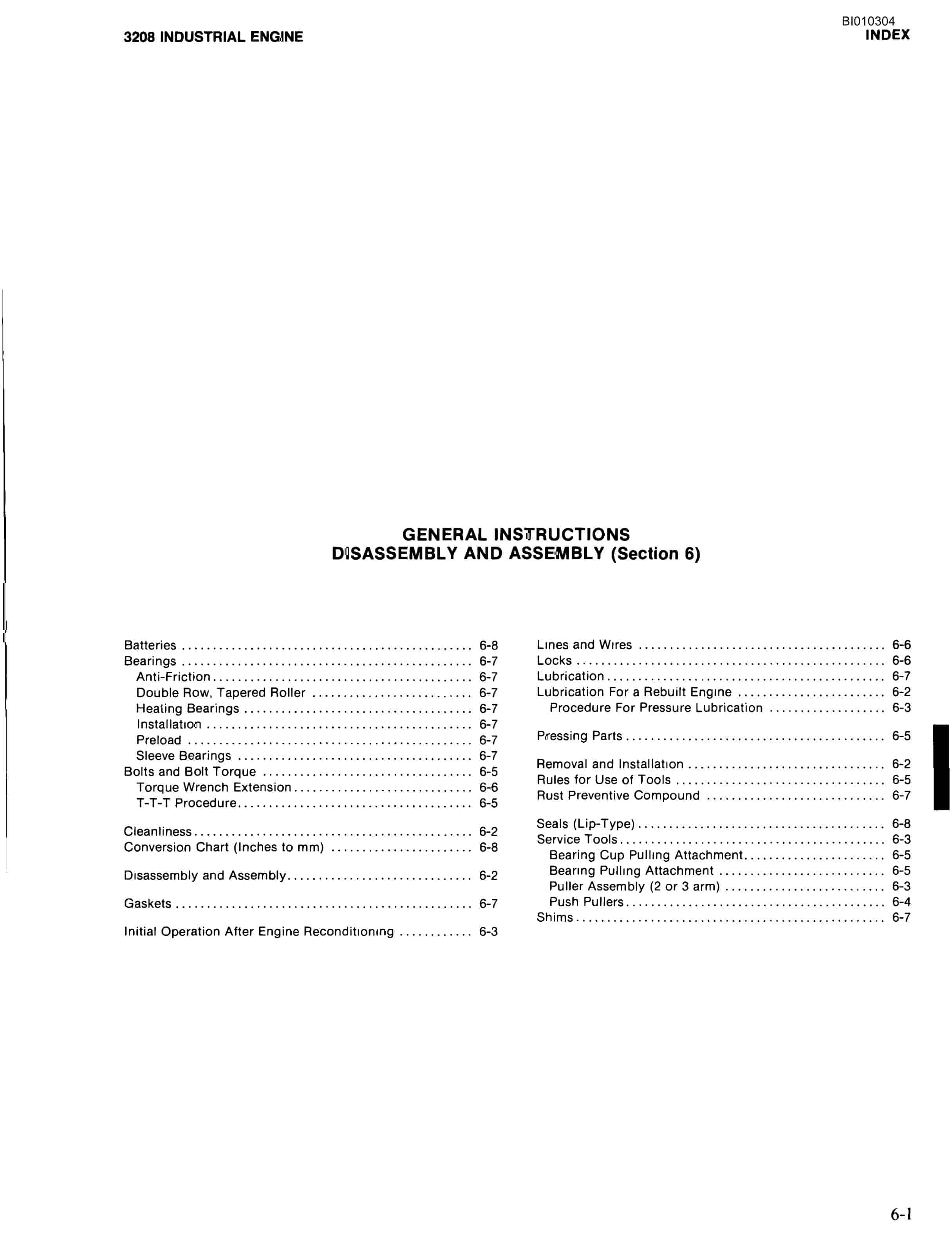 Bucyrus 640 DJC Parts Catalog BI010304-3