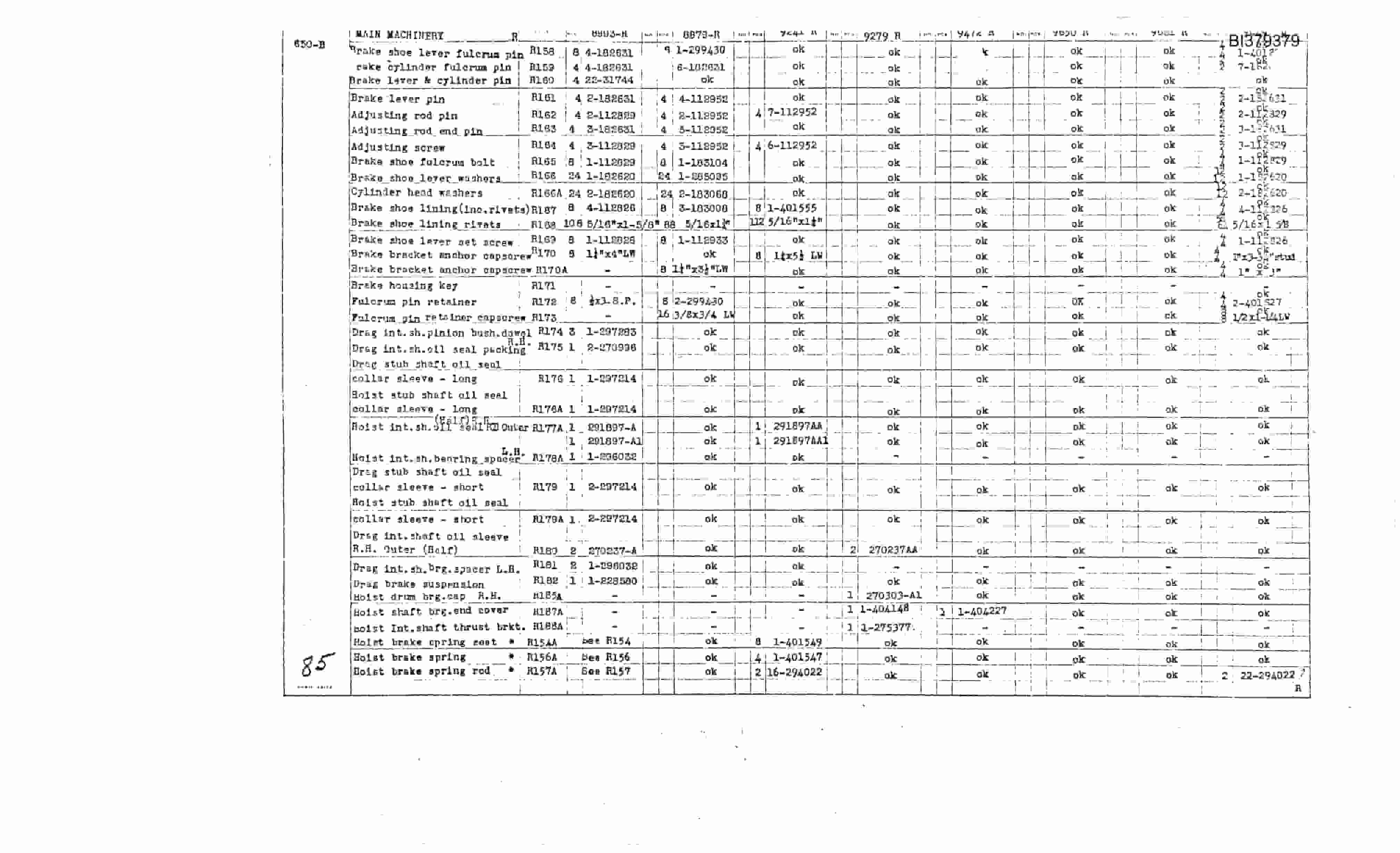 Bucyrus 650B ICS Parts Catalog BI379379-4