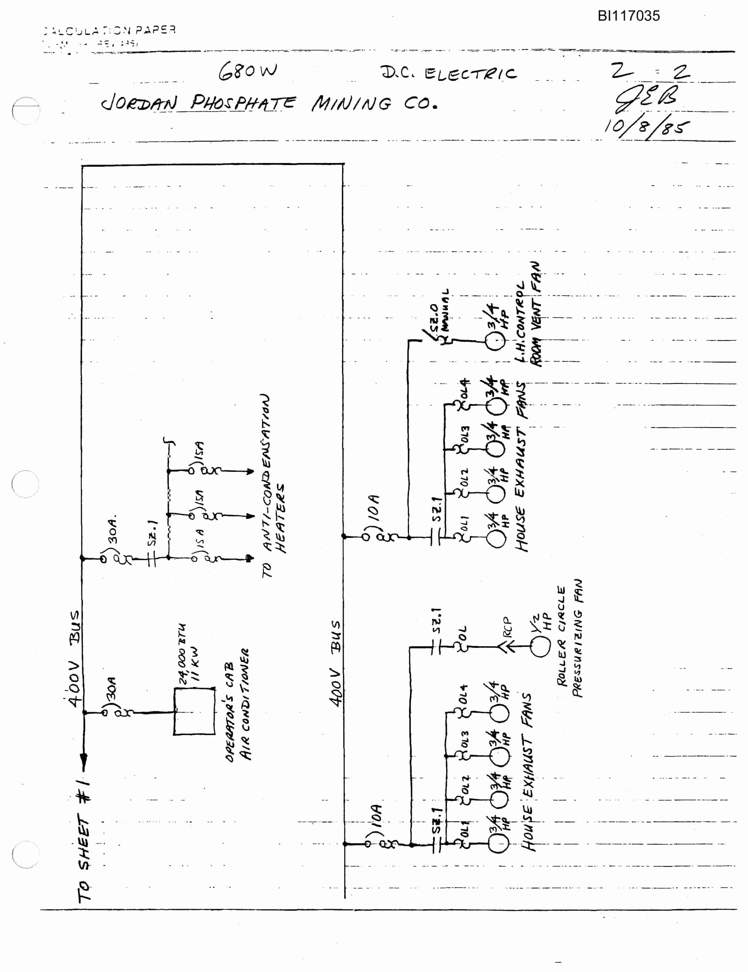 Bucyrus 680-W Walking Dragline Technical Manual BI117035-3