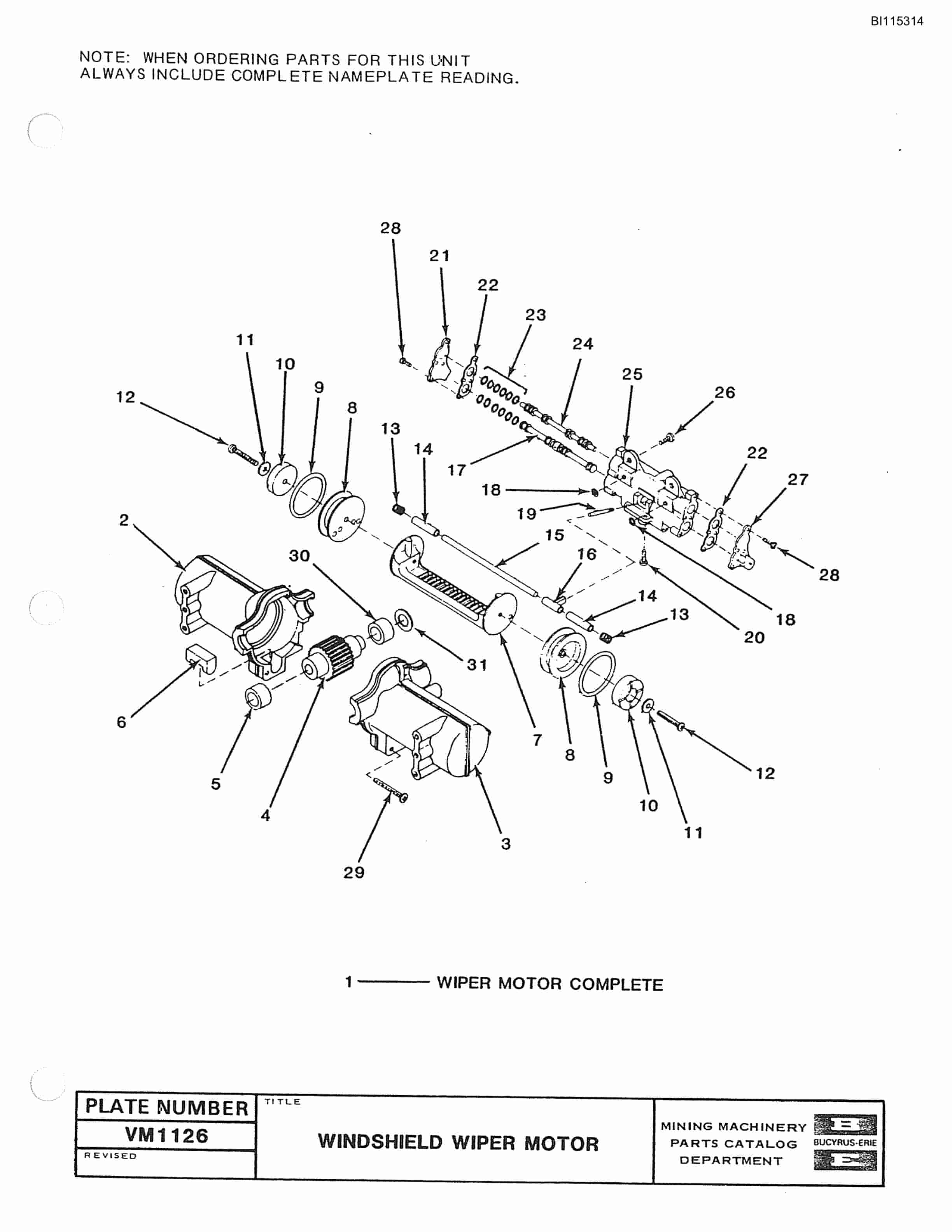 Bucyrus 680W Walking Dragline Parts Catalog BI115314-4