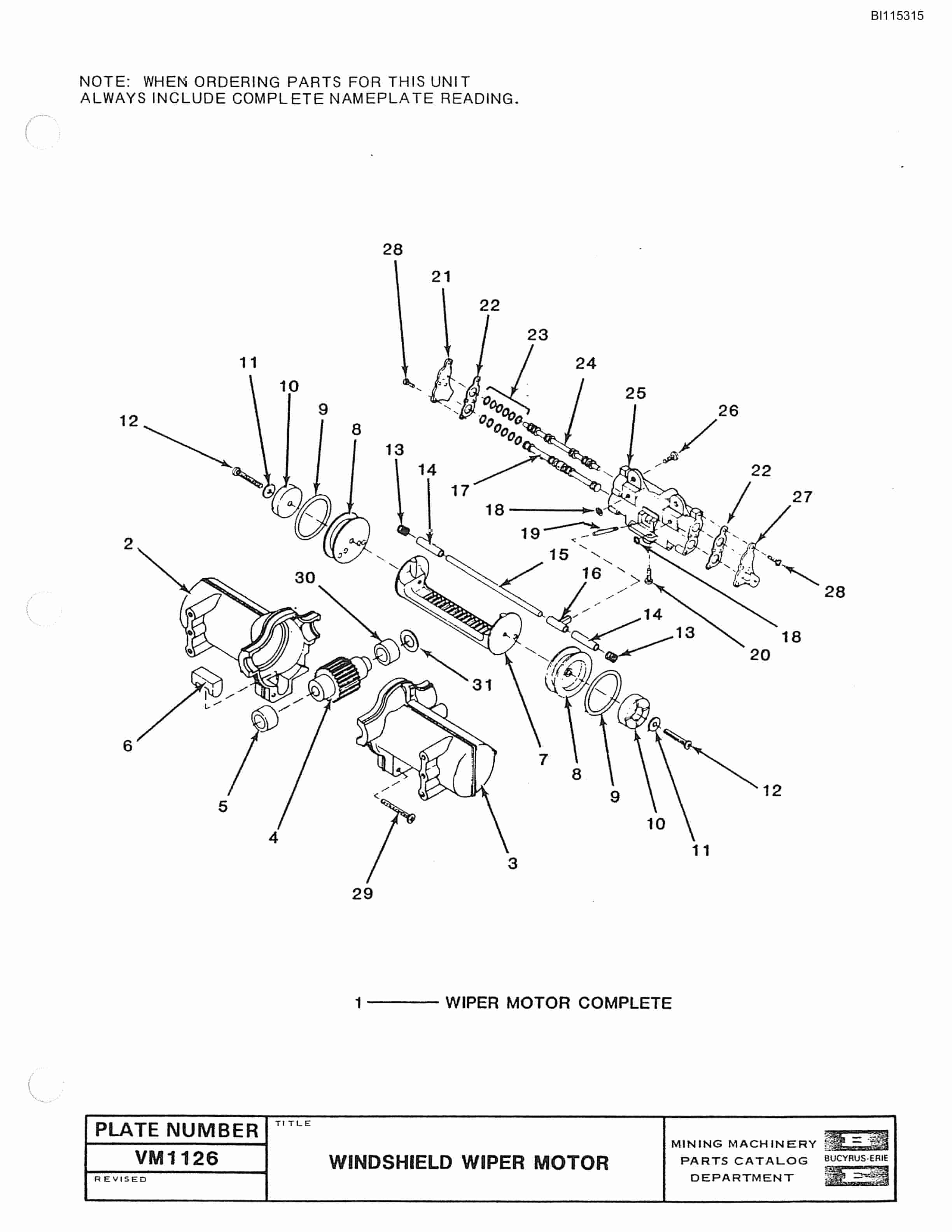 Bucyrus 680W Walking Dragline Parts Catalog BI115315-4