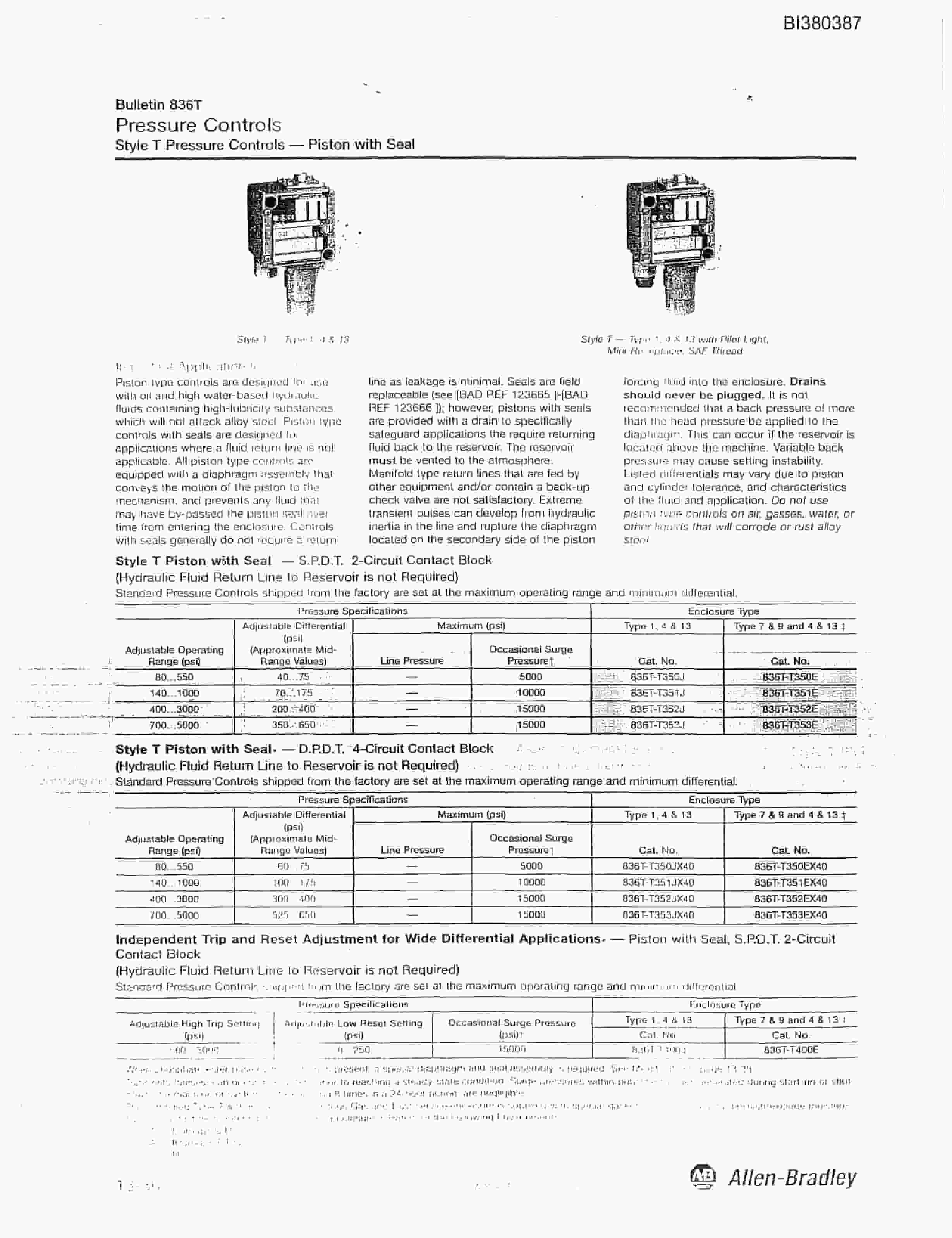 Bucyrus 72in AFDD 200HP Drive, Hydraulic Take-Up, Sloped Impact Tailpiece, 40HP Compact Power Pack Parts Catalog BI380387-5