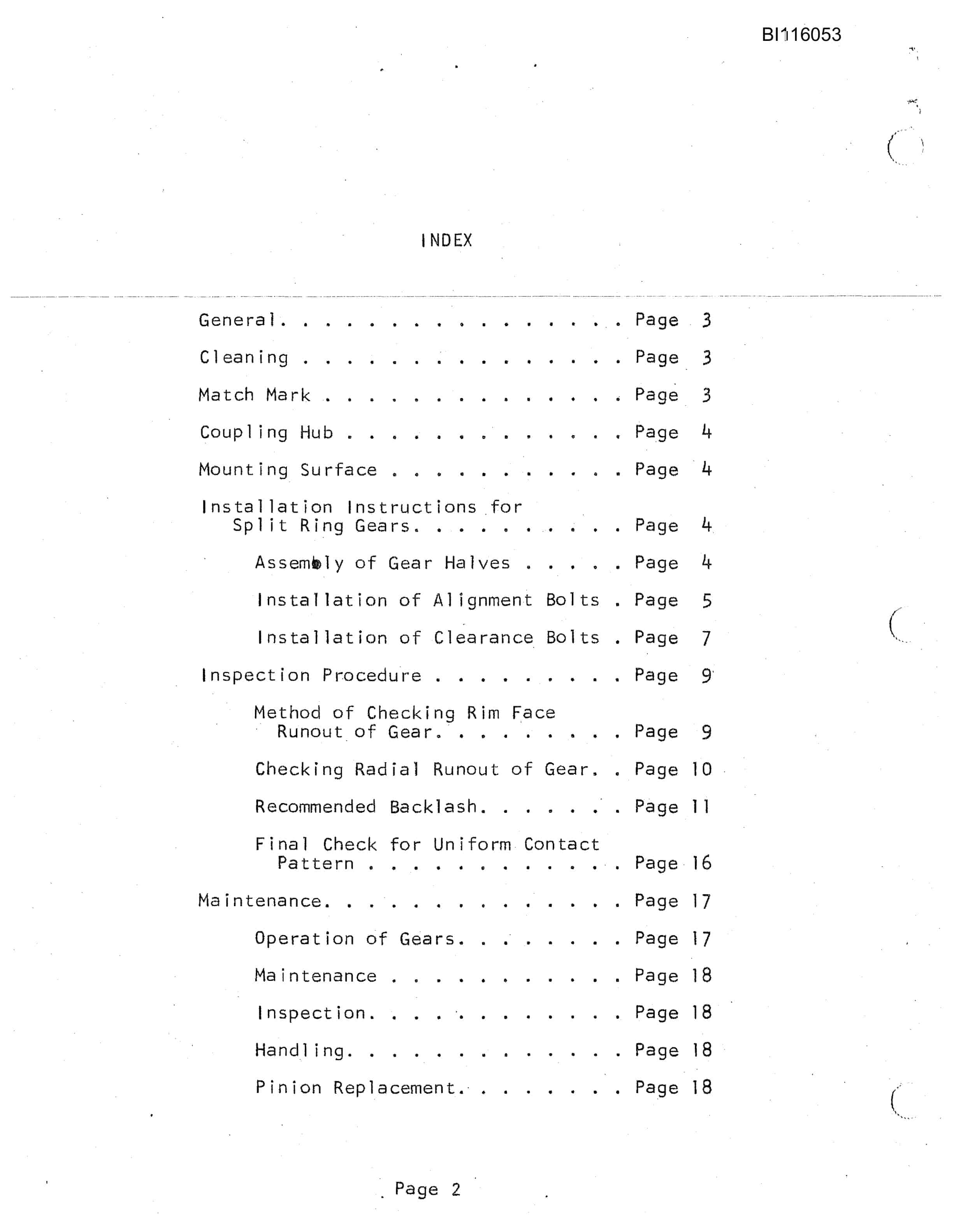 Bucyrus 7400 Diesel Walking Dragline Technical Manual BI116053-5