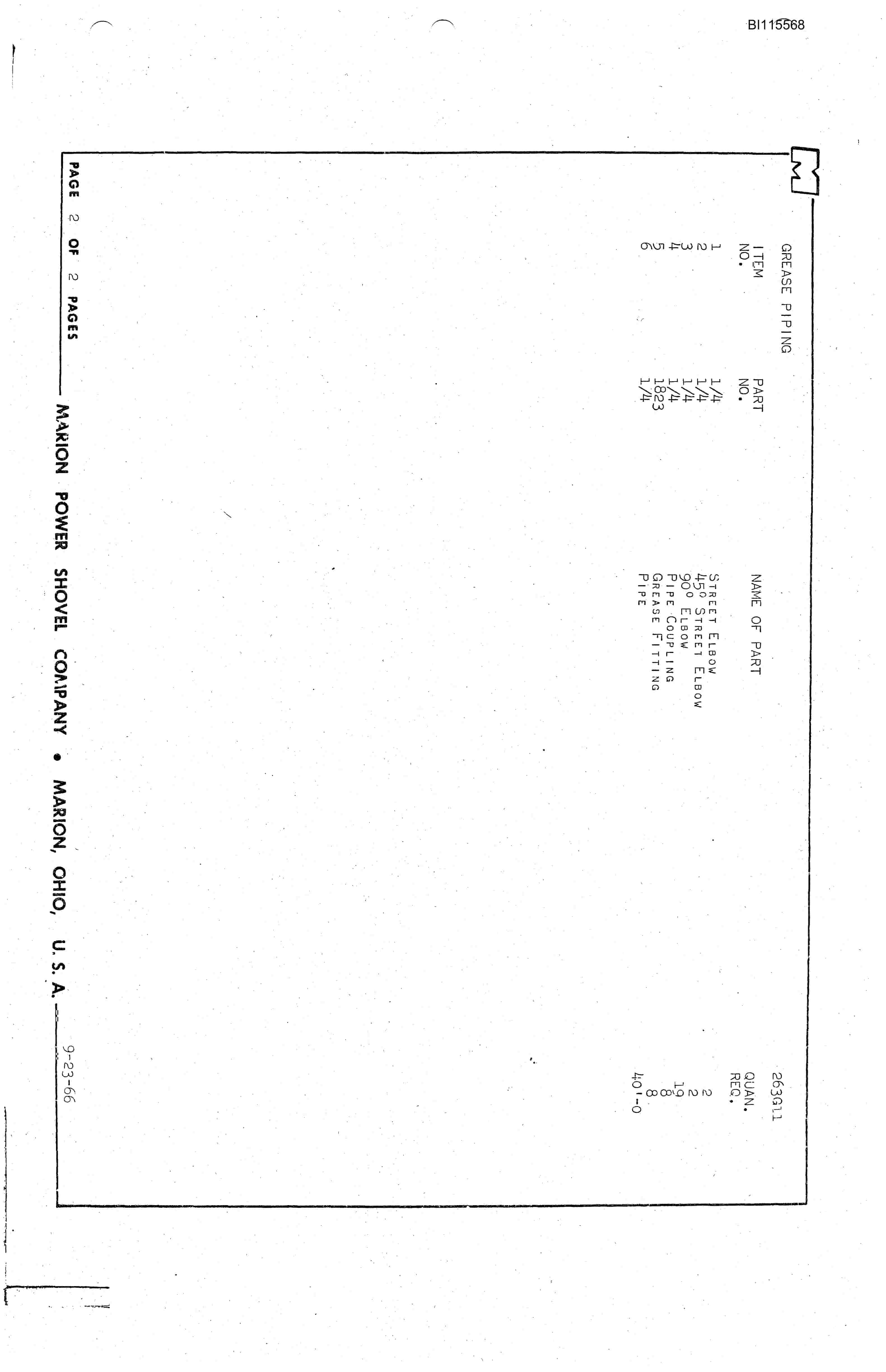 Bucyrus 7400 Technical Manual BI115568-5