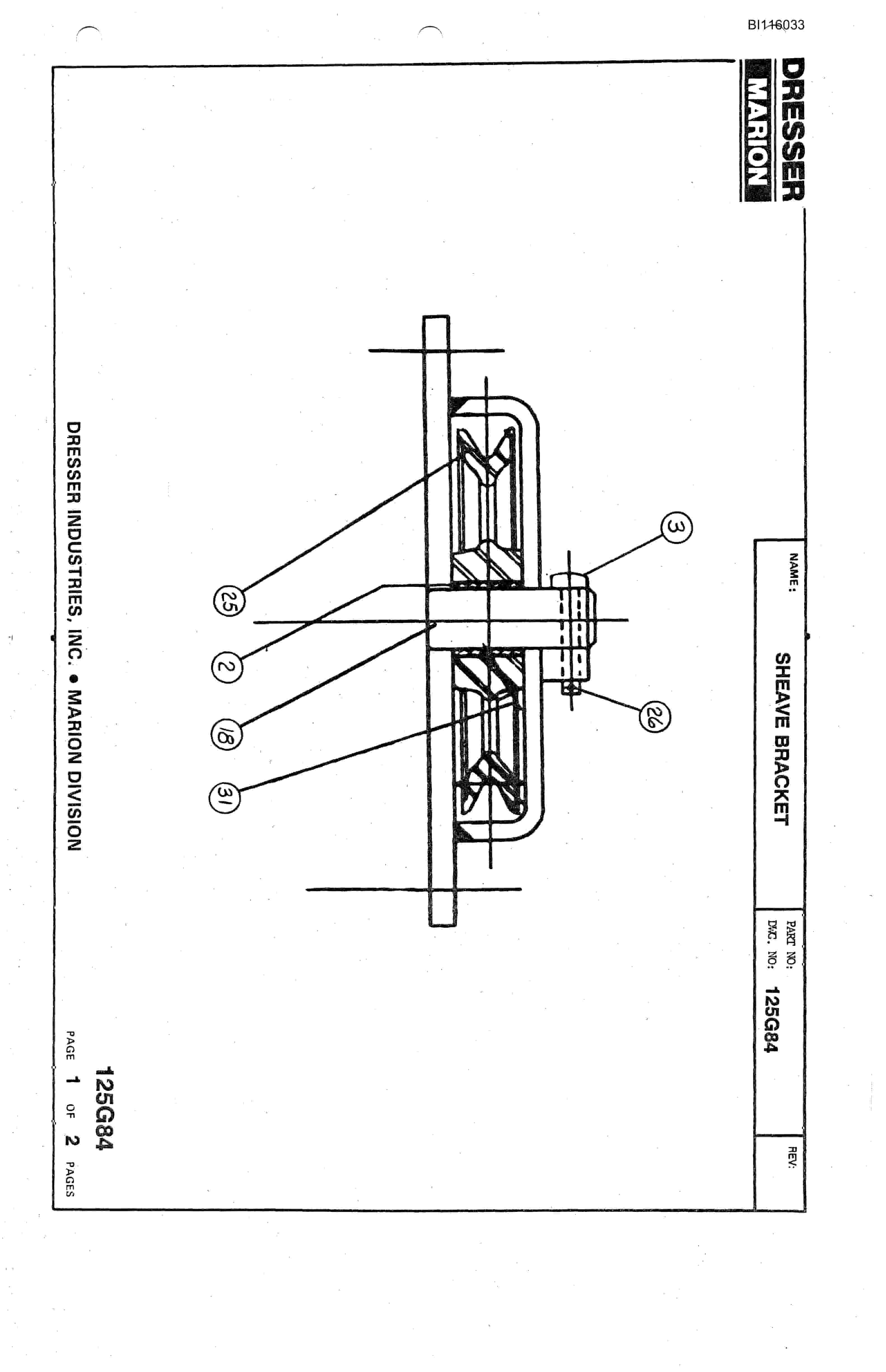 Bucyrus 7400 Technical Manual BI116033-3