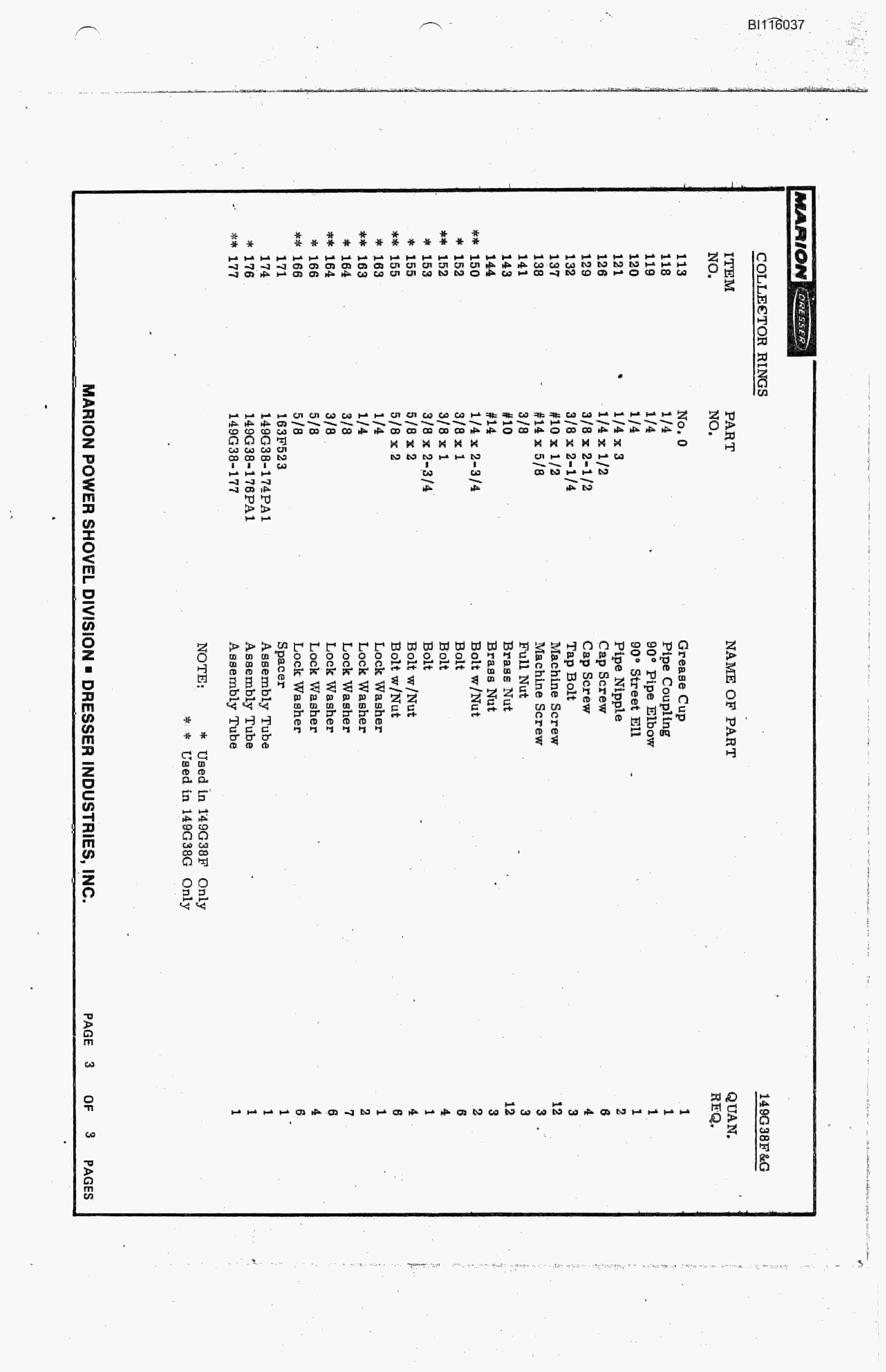 Bucyrus 7400 Technical Manual BI116037-2