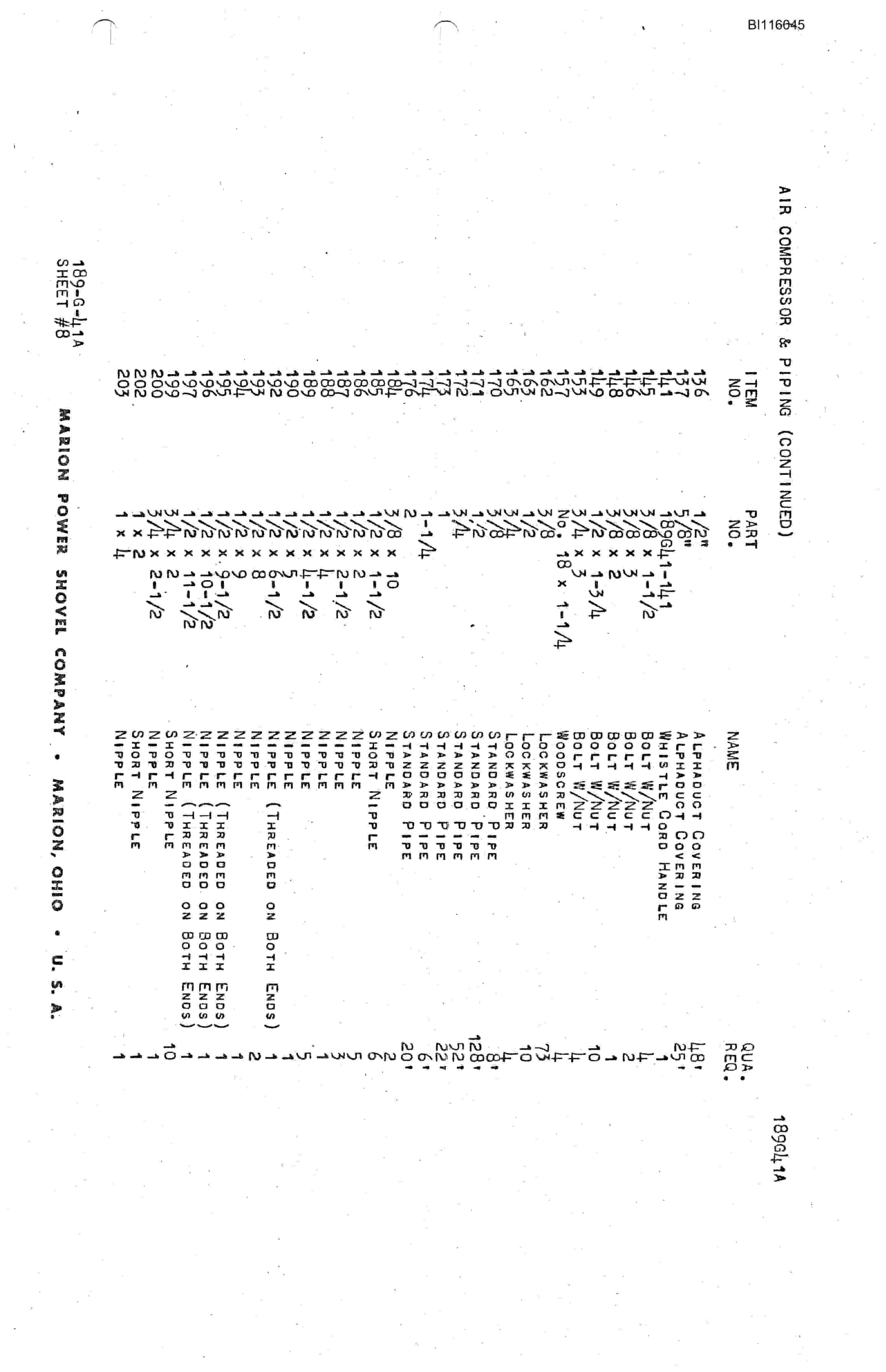 Bucyrus 7400 Technical Manual BI116045-4