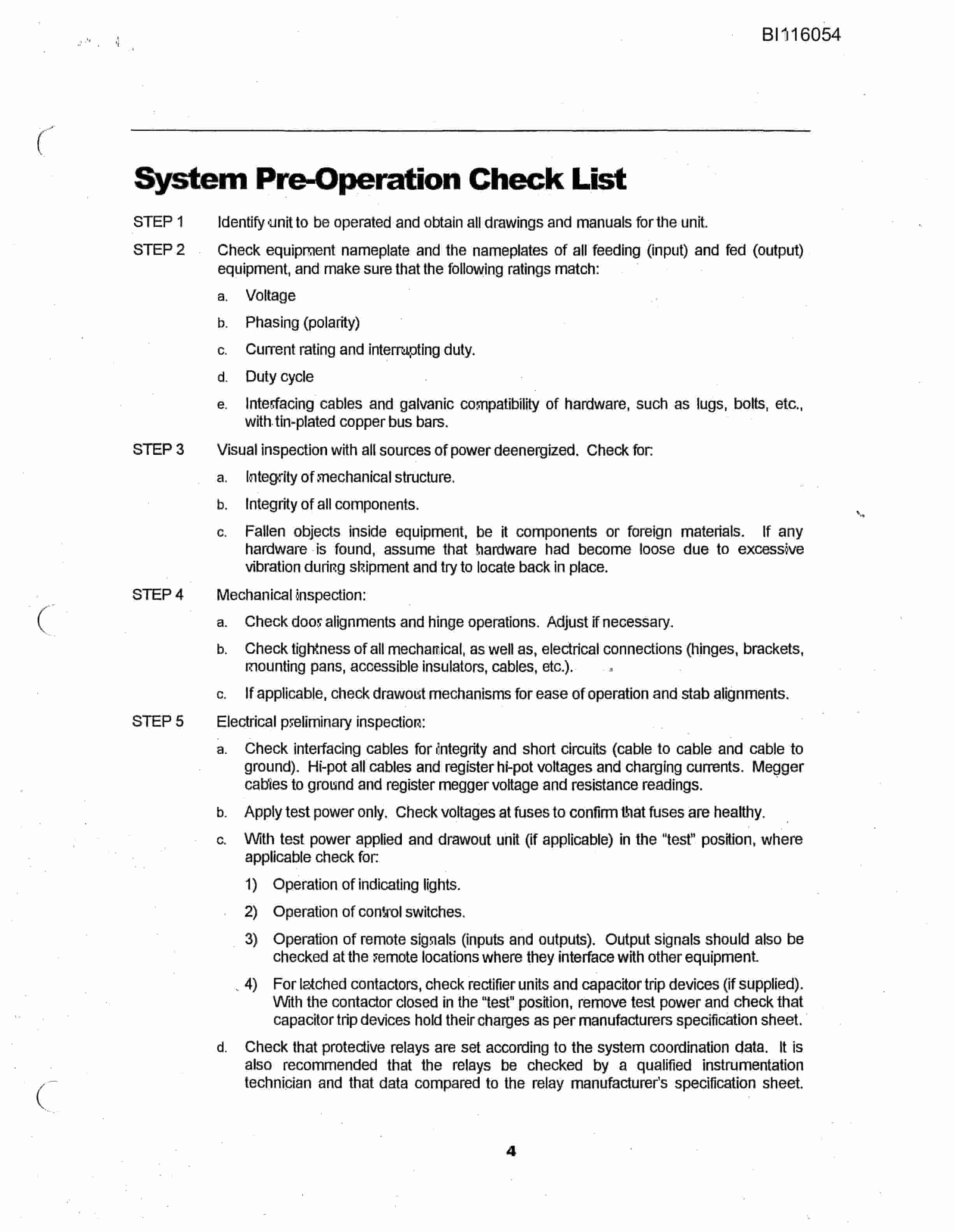 Bucyrus 7500 Dragline Technical Manual BI116054-3