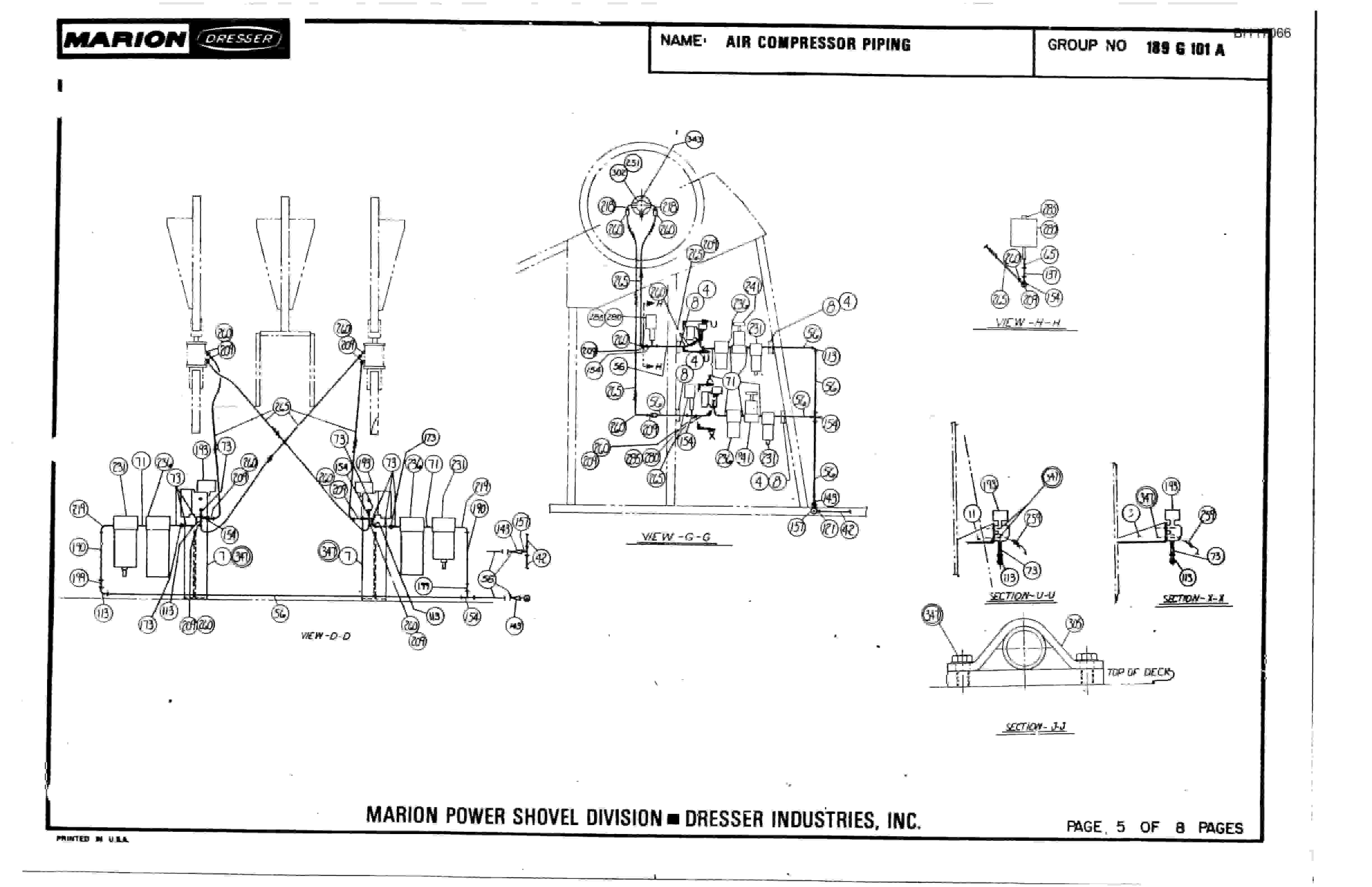 Bucyrus 7500 Parts Book BI117066-3