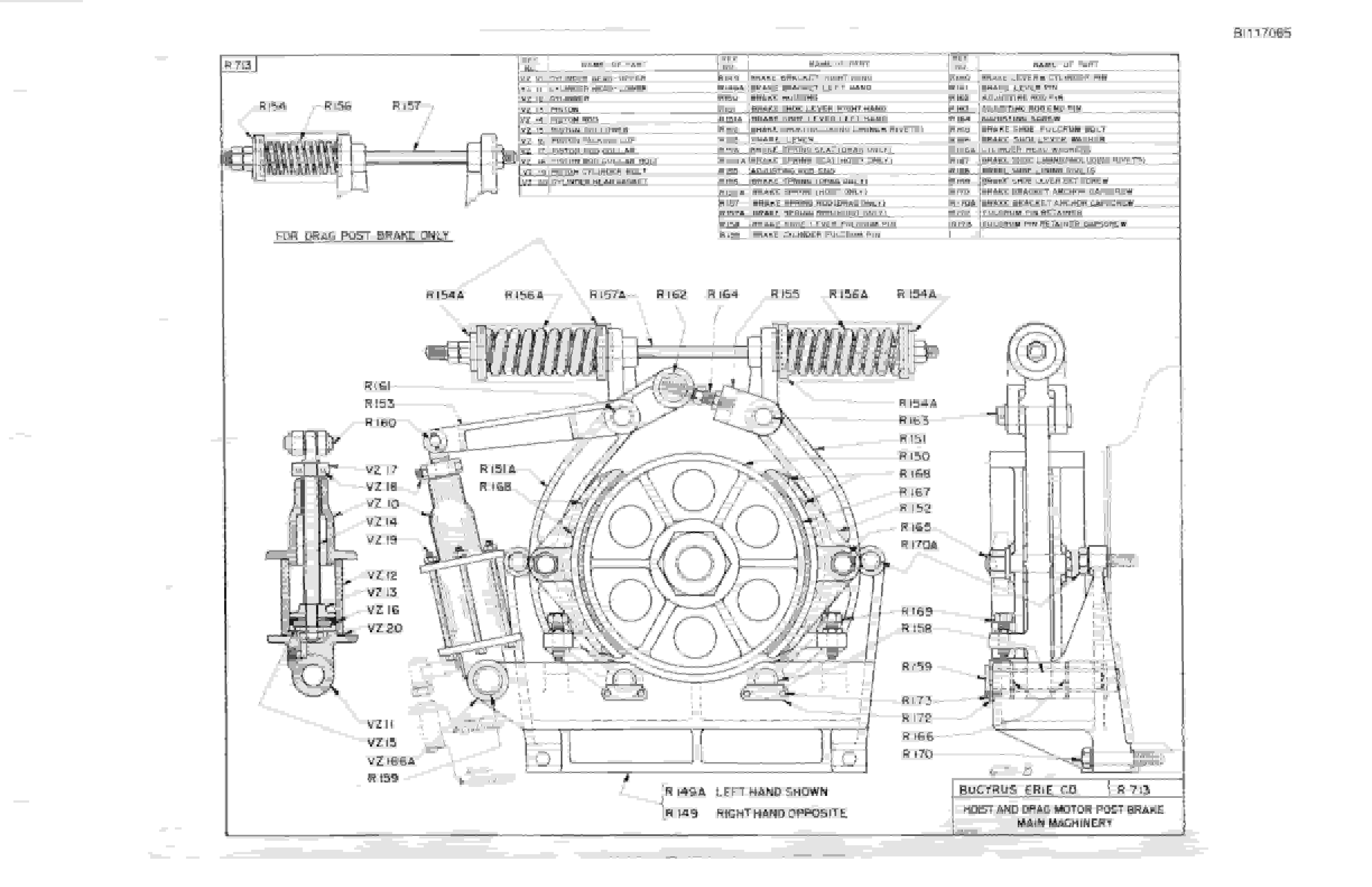 Bucyrus 770-B Parts Book BI117065-4