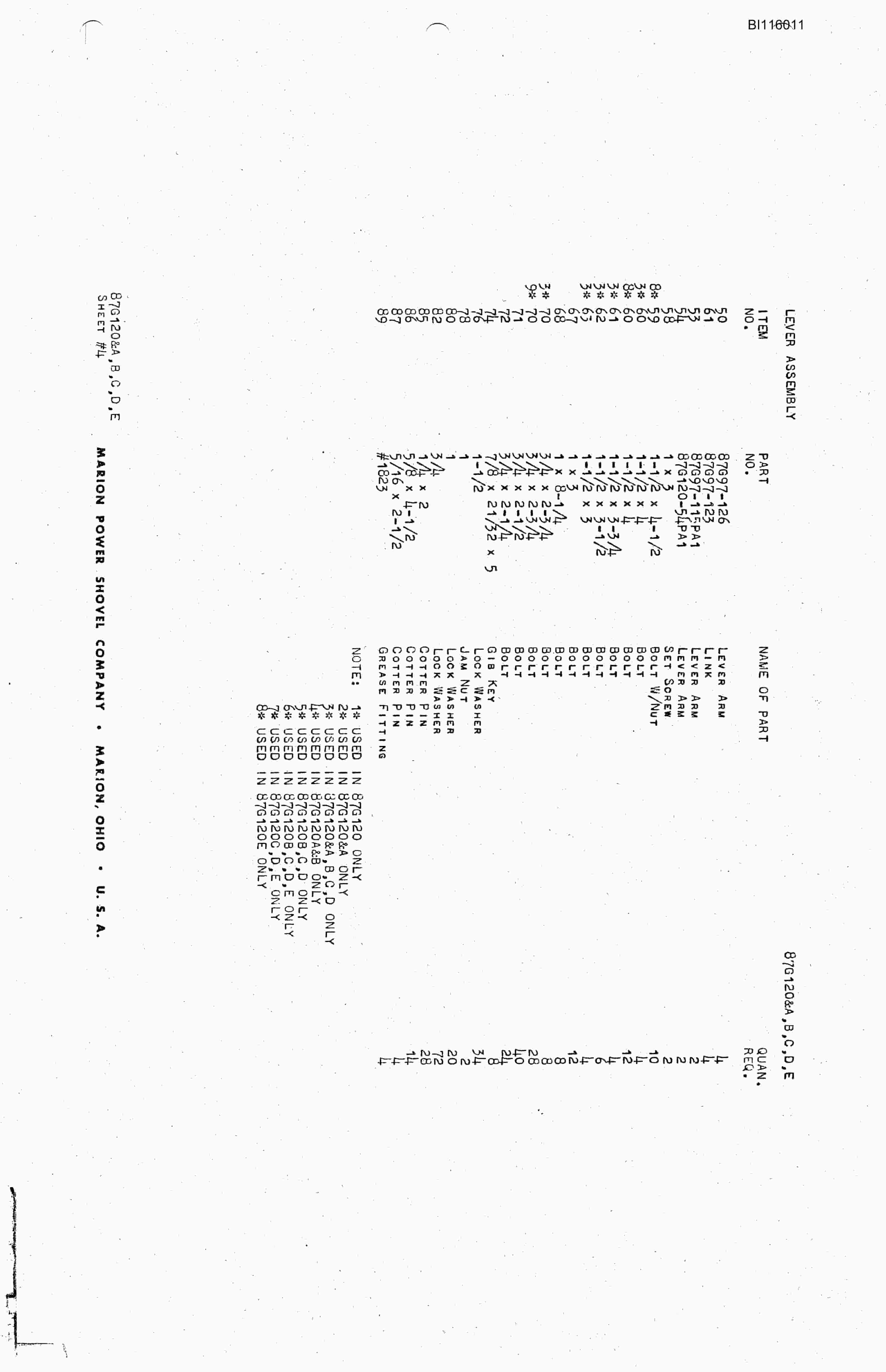 Bucyrus 7800 Technical Manual BI116011-2