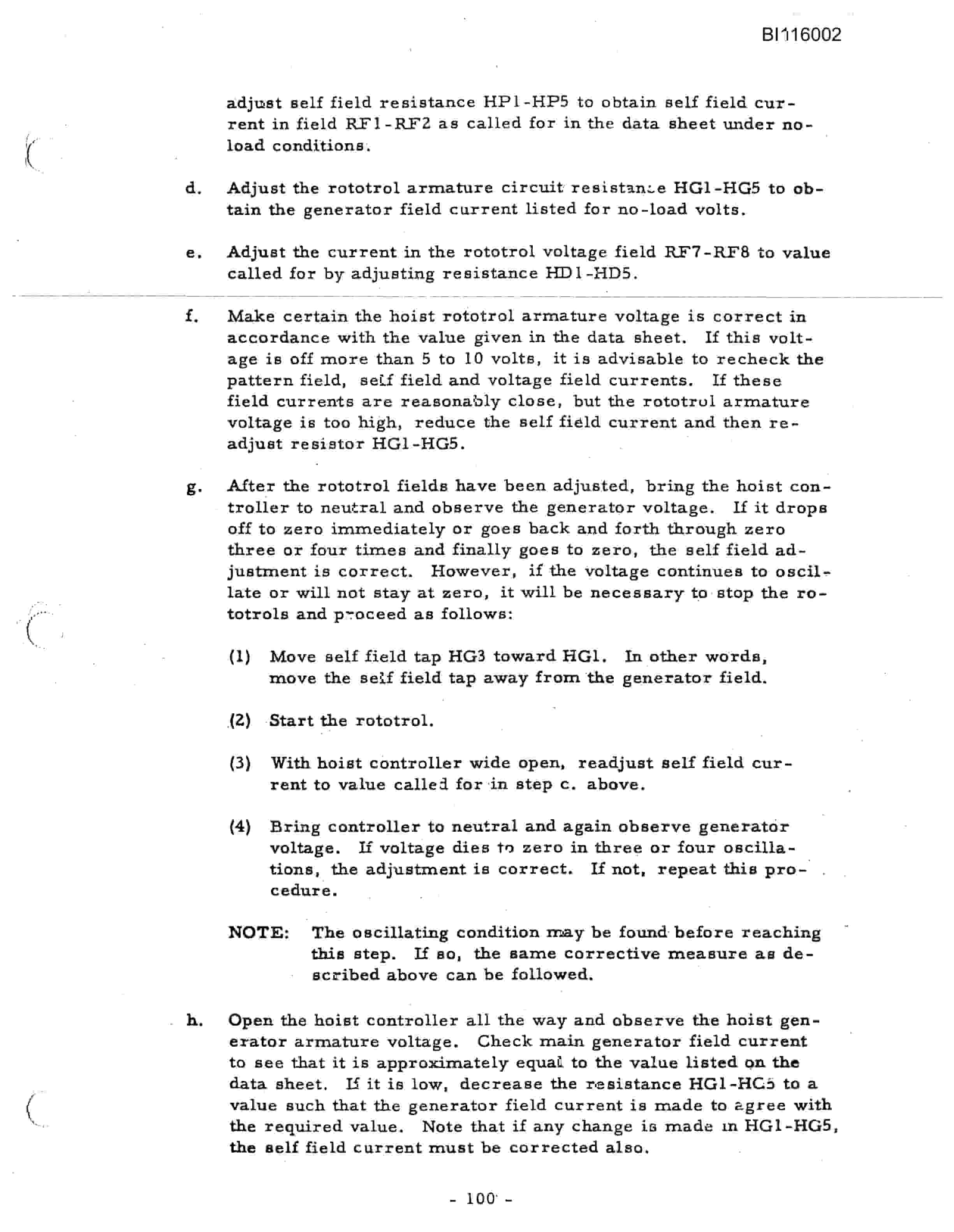 Bucyrus 7800 Walking Dragline Technical Manual BI116002-4