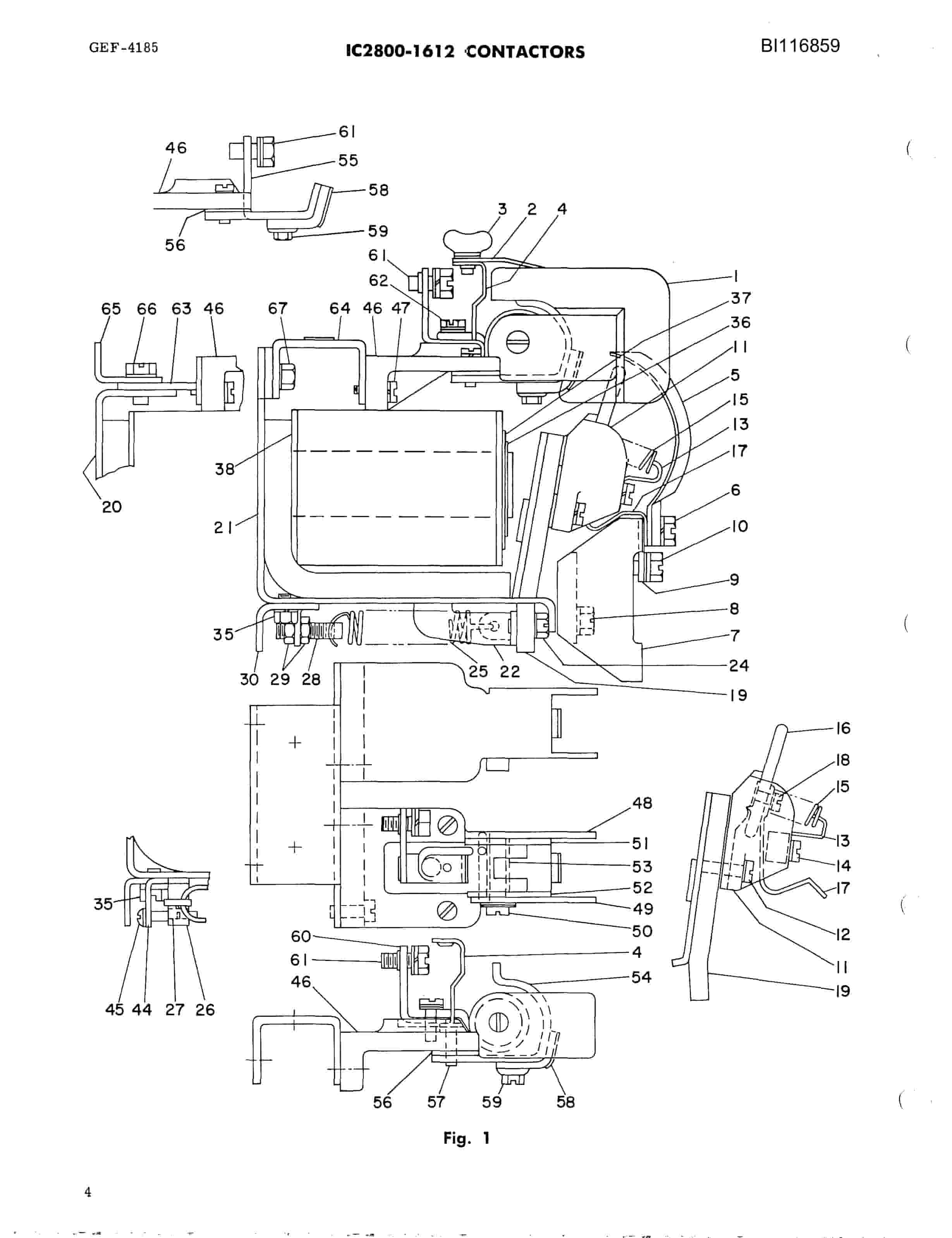 Bucyrus 7820 Dragline Parts Catalog BI116859-3