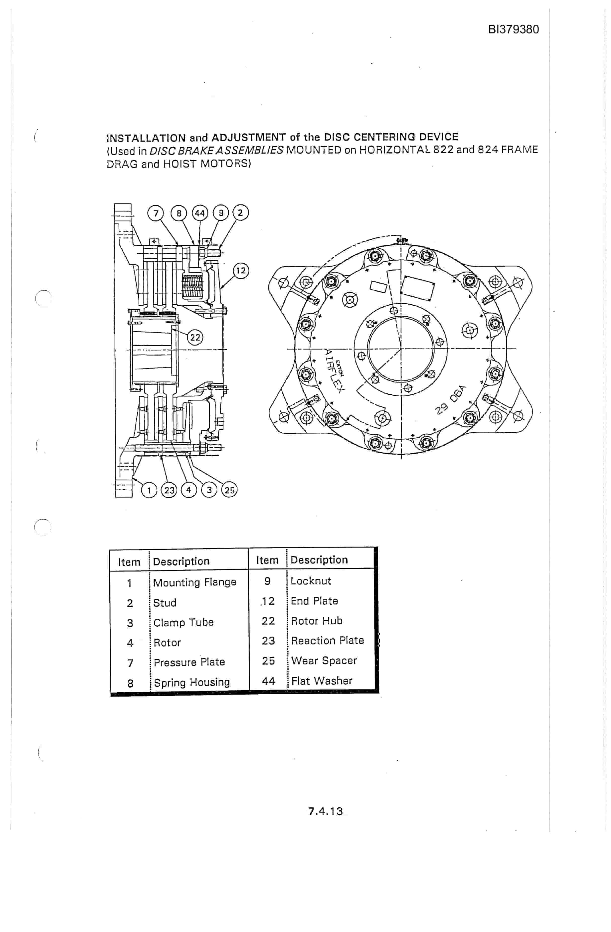 Bucyrus 7820 Walking Dragline Maintenance And Operation Manual BI379380-2