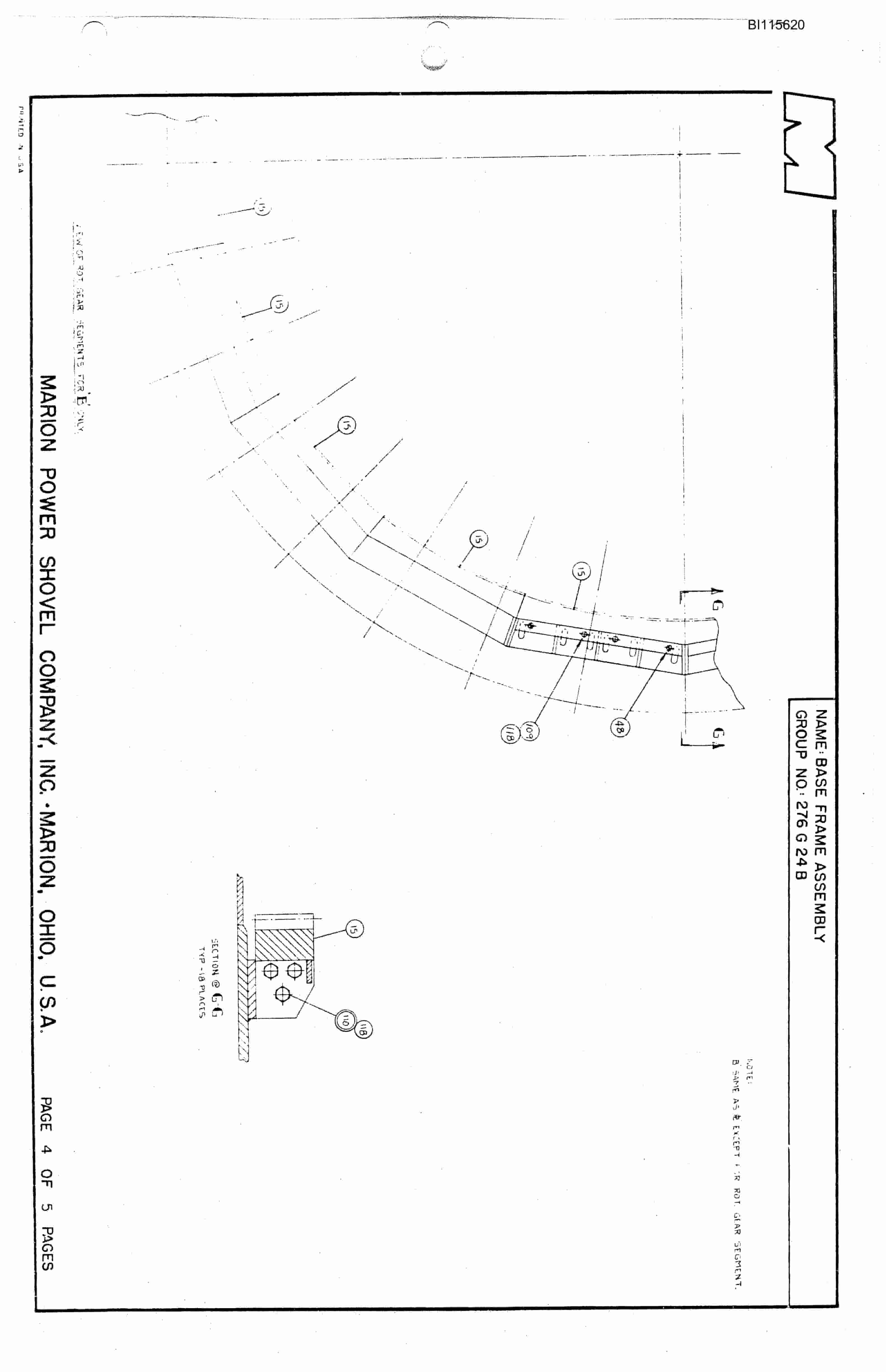 Bucyrus 7920 Technical Manual BI115620-5