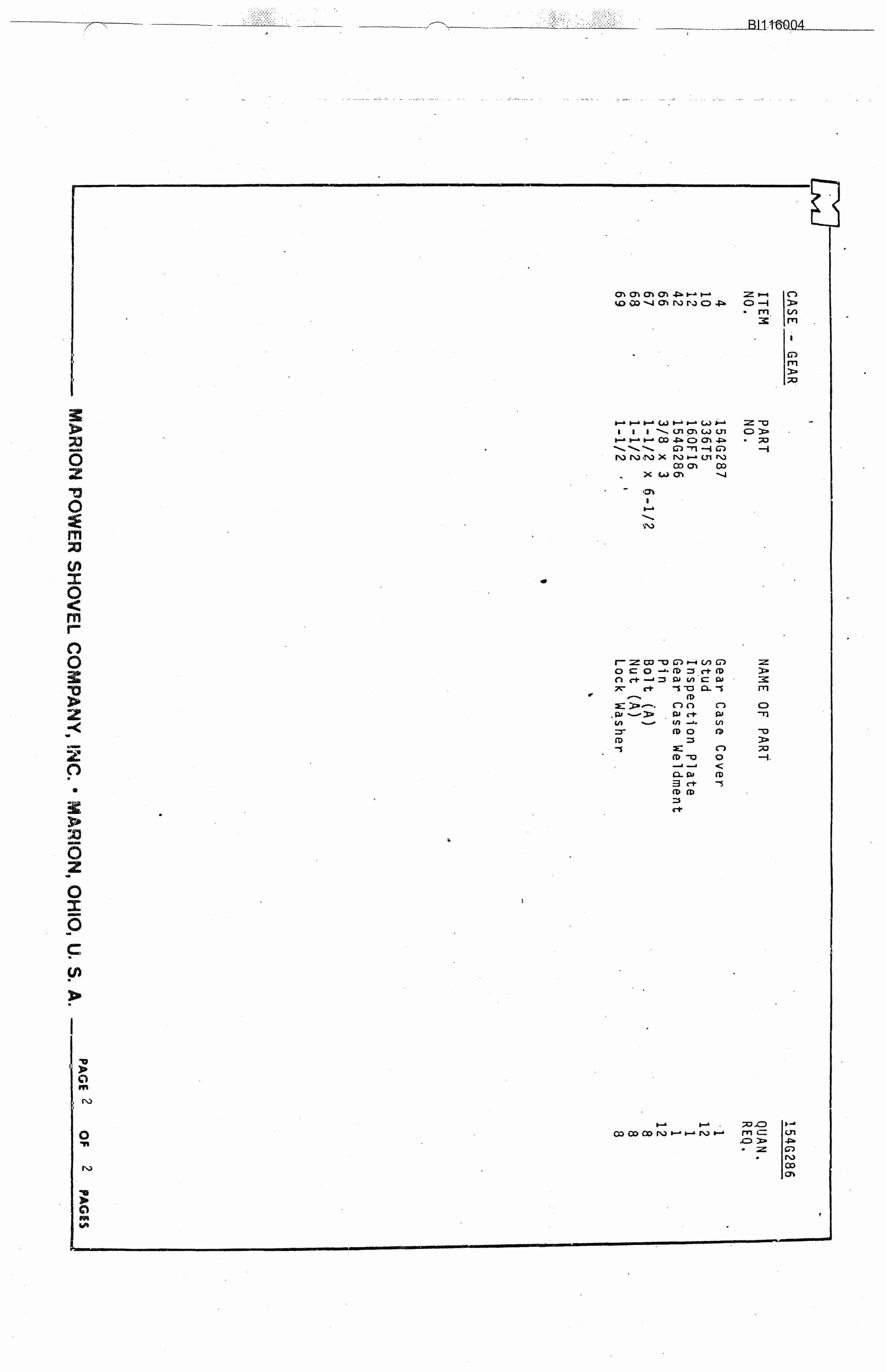 Bucyrus 7920 Technical Manual BI116004-2
