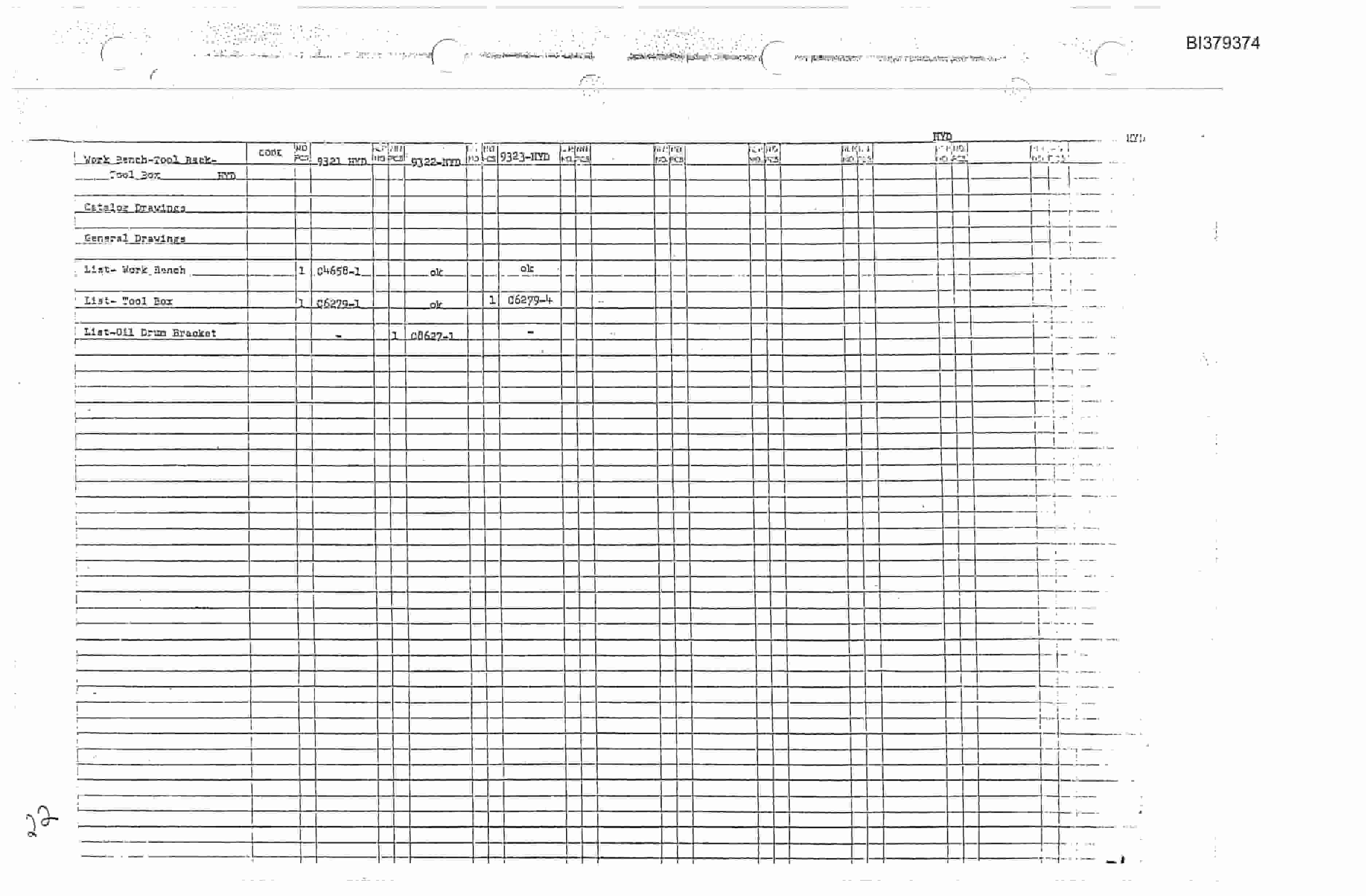Bucyrus 7W ICS Parts Catalog BI379374-3