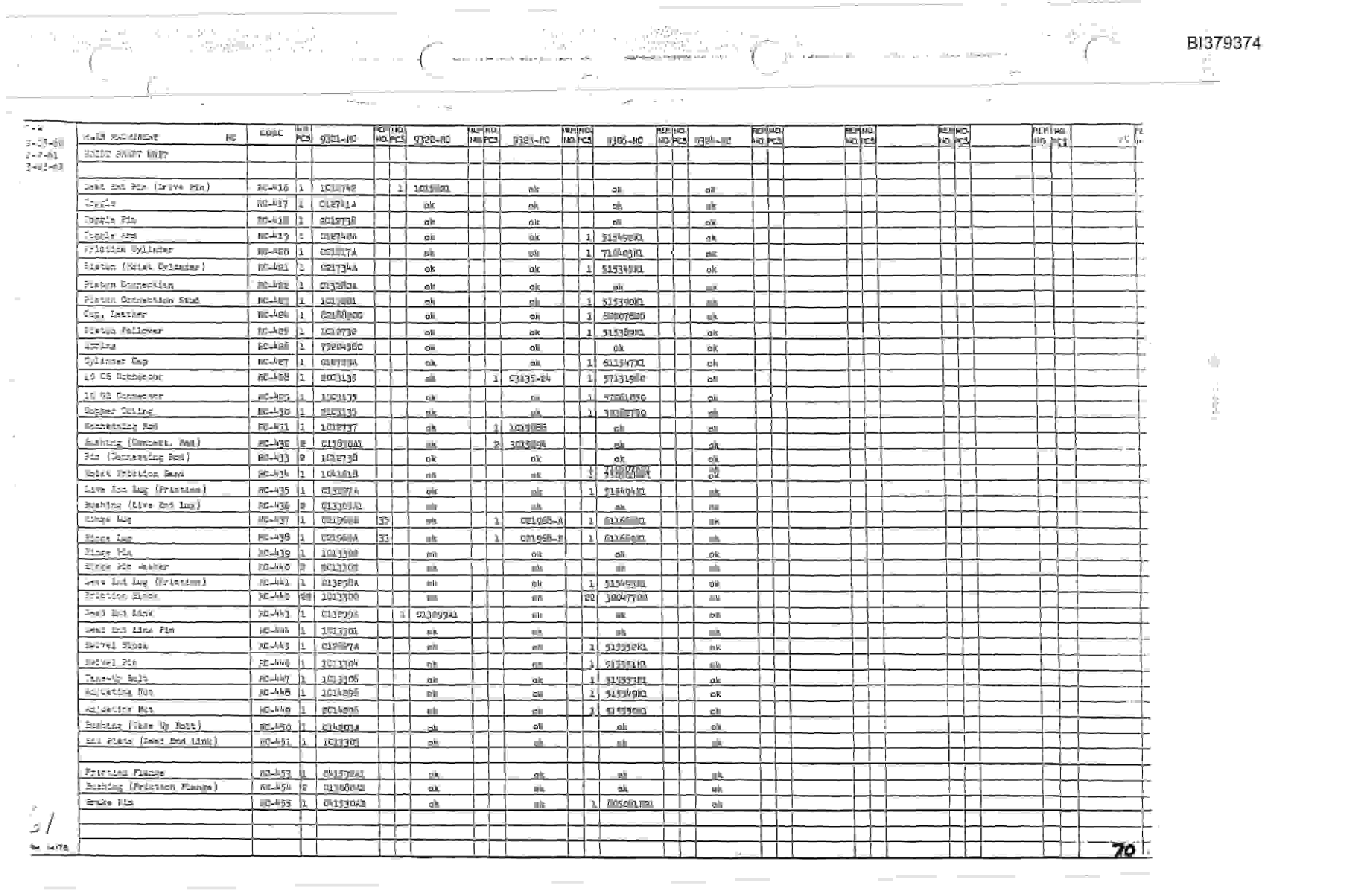Bucyrus 7W ICS Parts Catalog BI379374-4