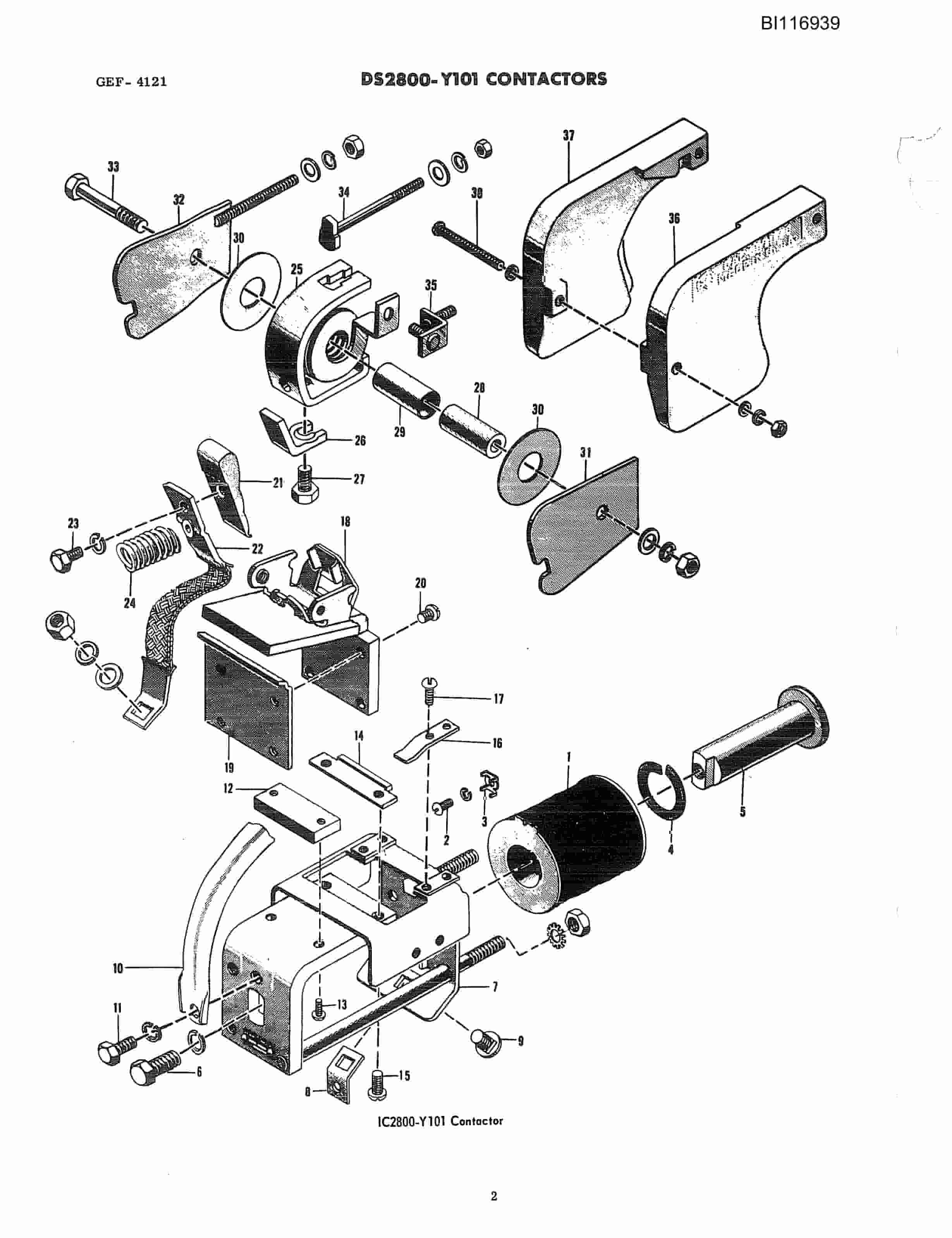 Bucyrus 8050-41A Parts Catalog BI116939-5