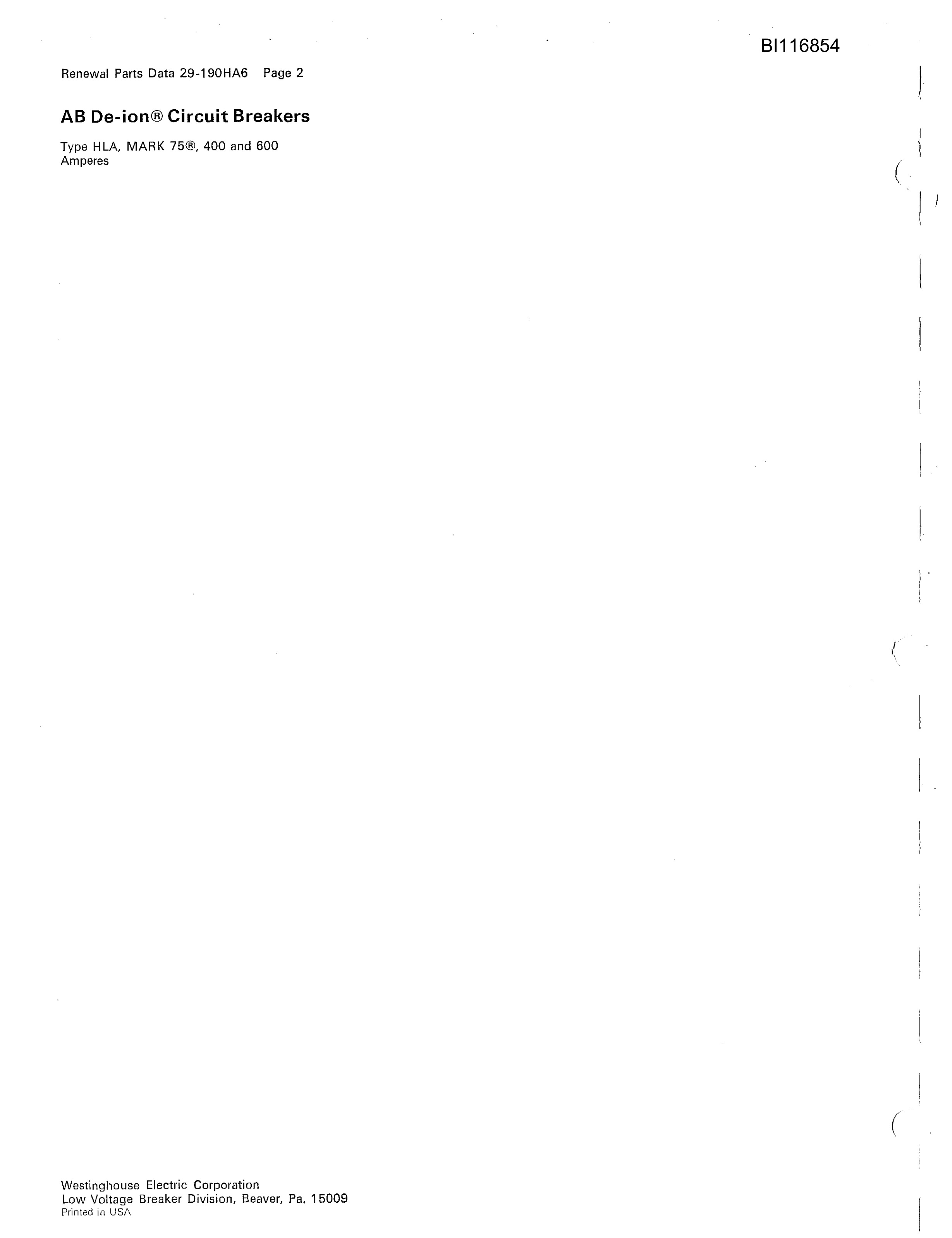 Bucyrus 8050 Dragline Parts Catalog BI116854-5