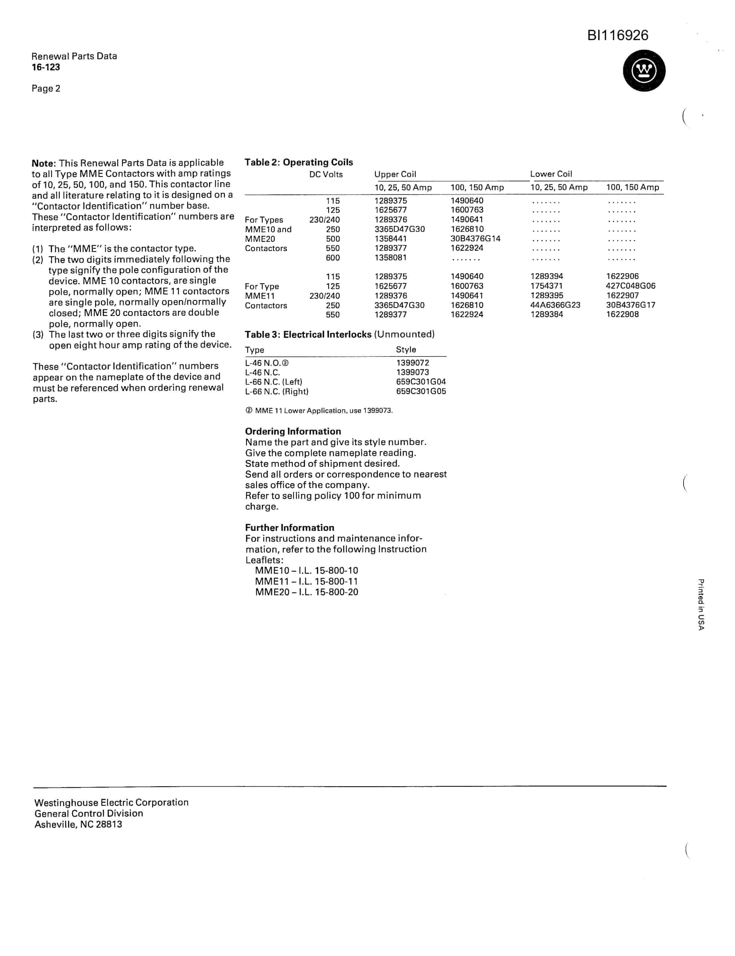 Bucyrus 8050 Dragline Parts Catalog BI116926-4