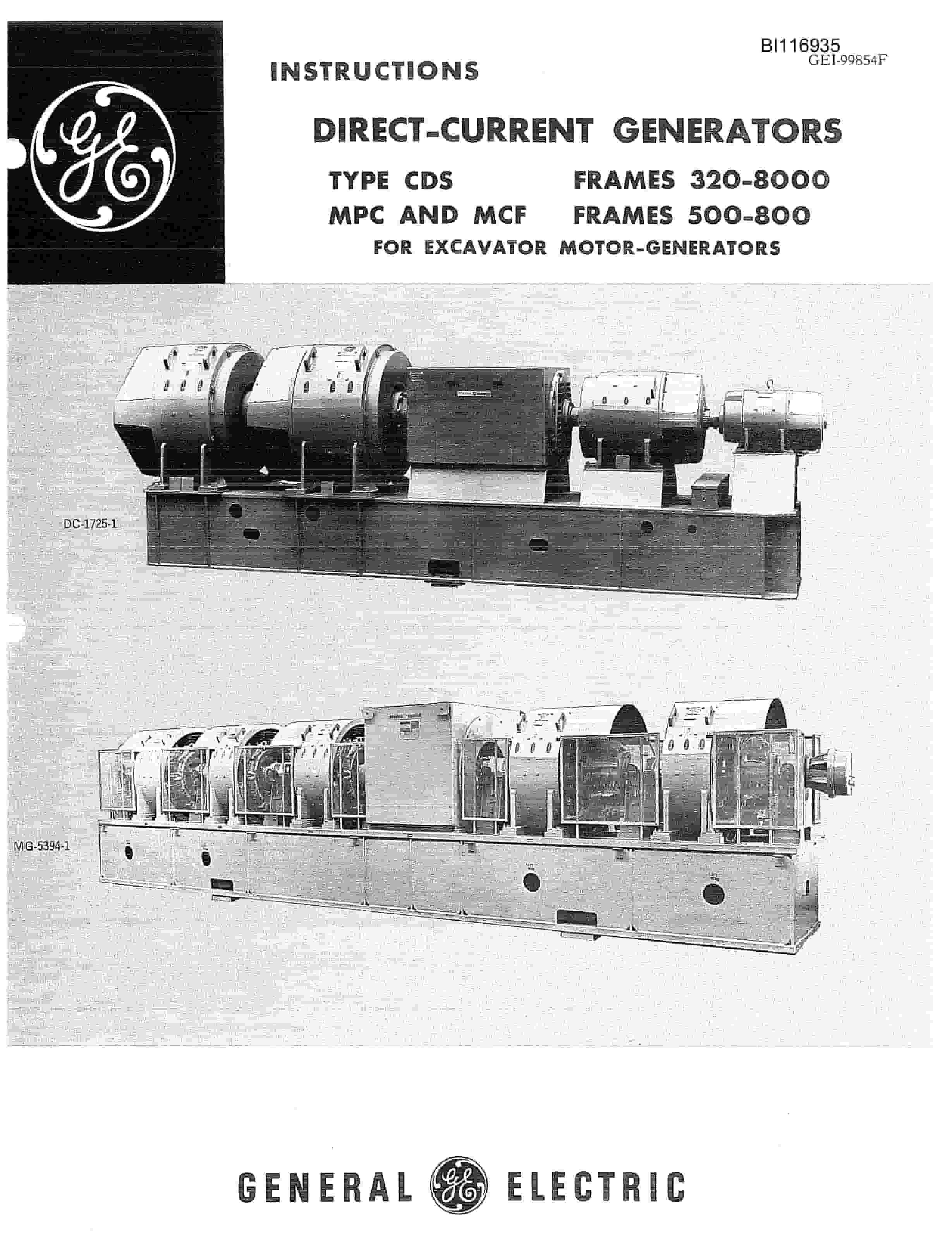 Bucyrus 8050 Electric Walking Dragline Parts Catalog BI116935-4