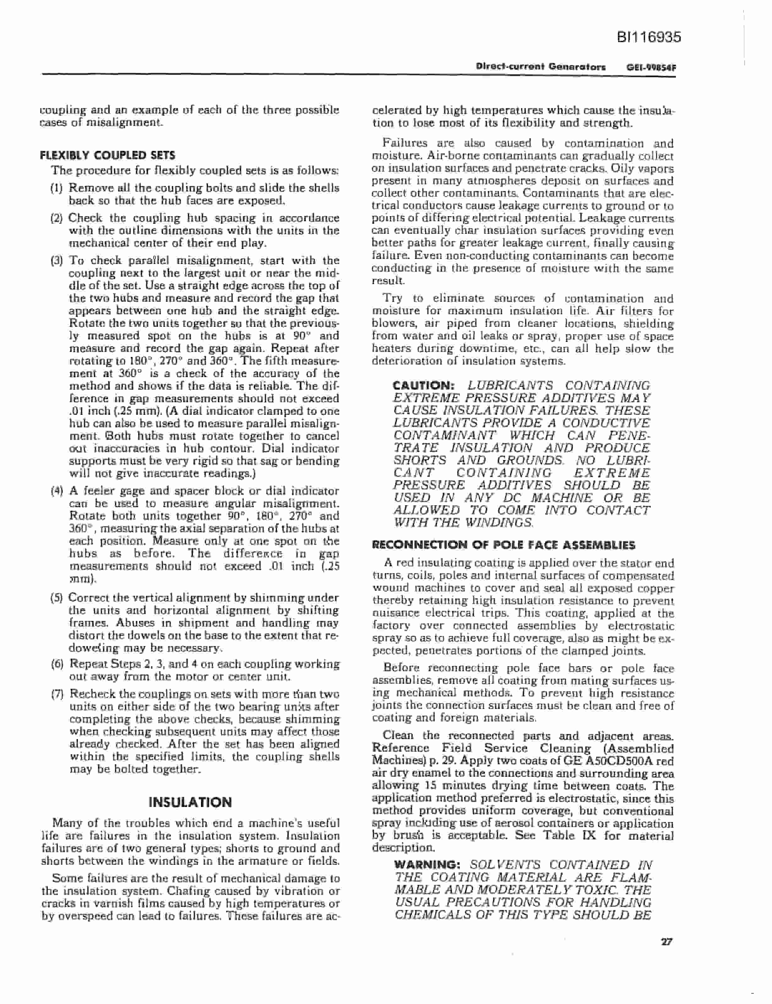 Bucyrus 8050 Electric Walking Dragline Parts Catalog BI116935-5