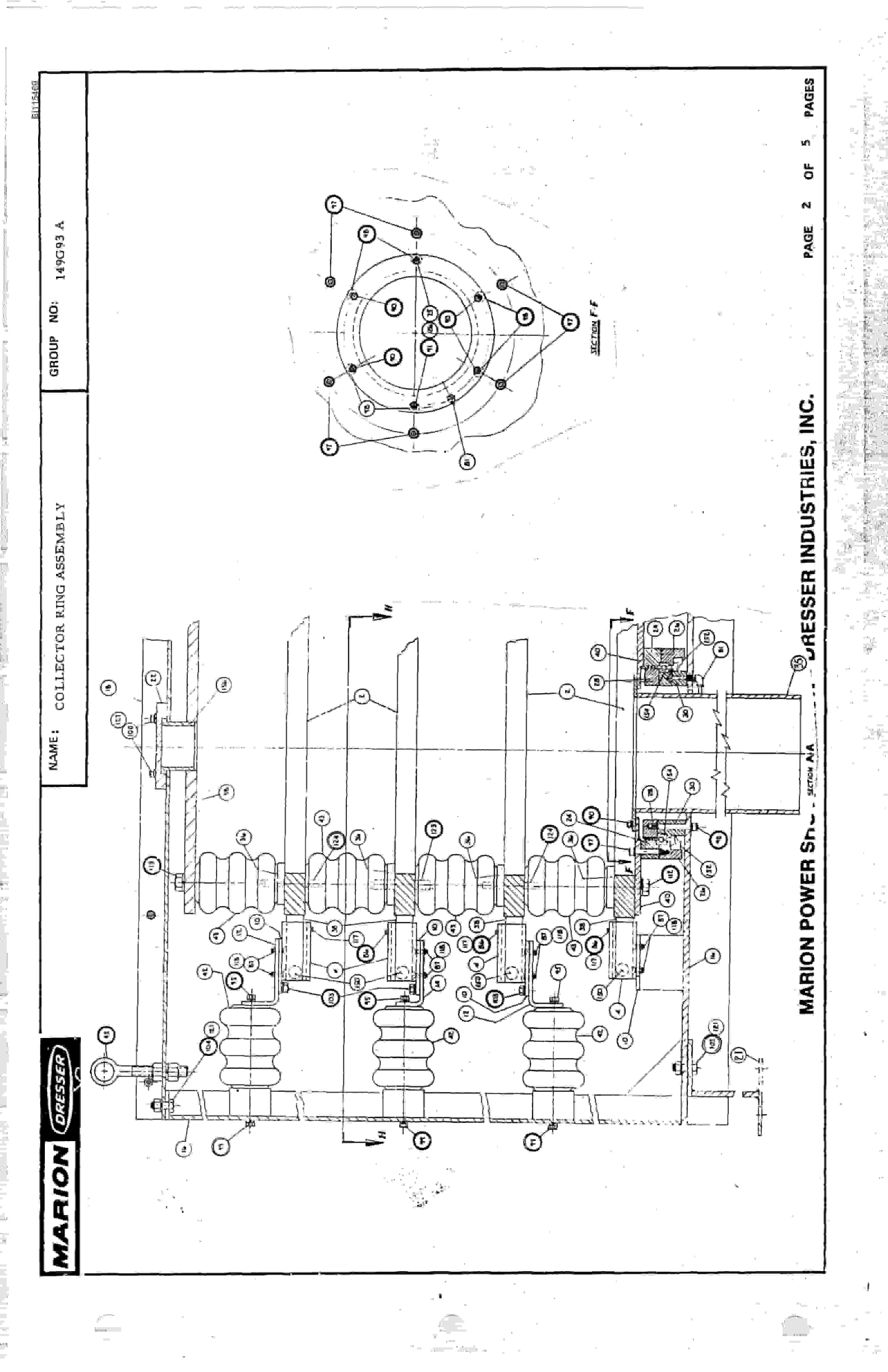 Bucyrus 8050 Parts Catalog BI115469-2