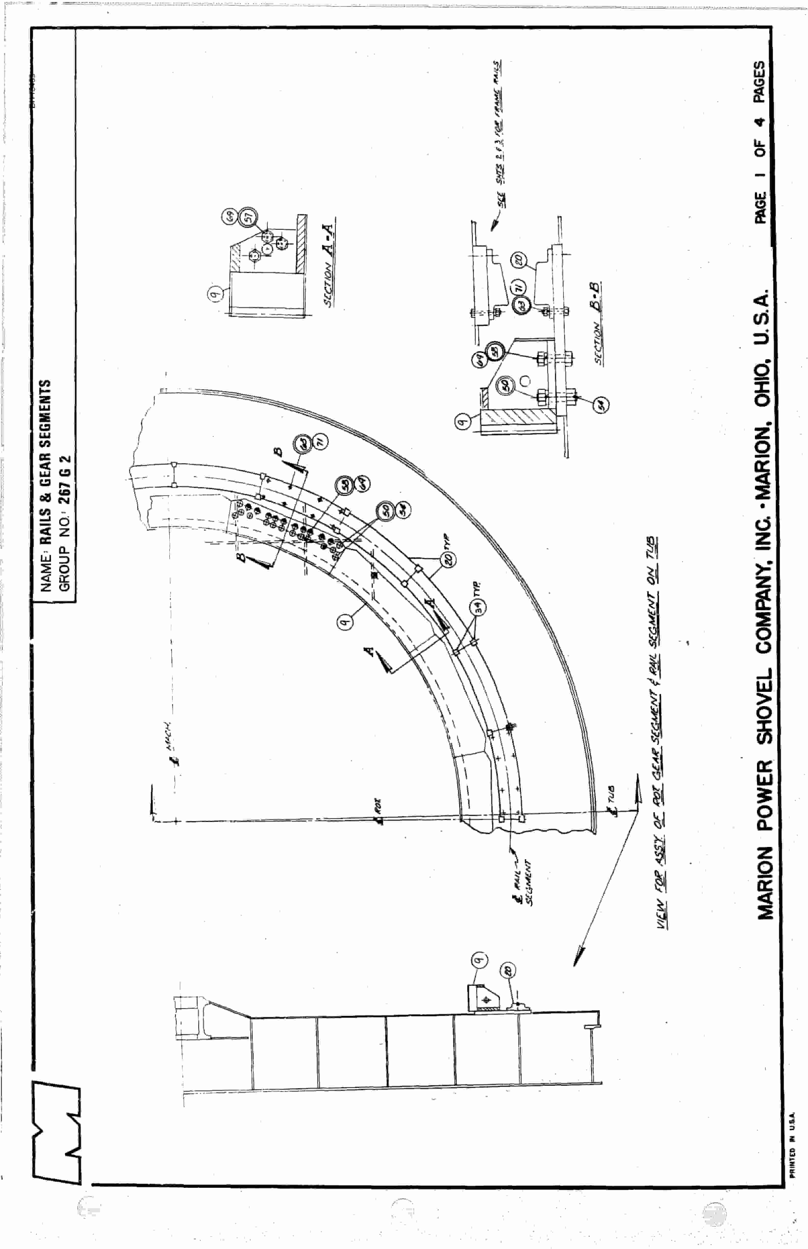 Bucyrus 8050 Parts Catalog BI115469-5