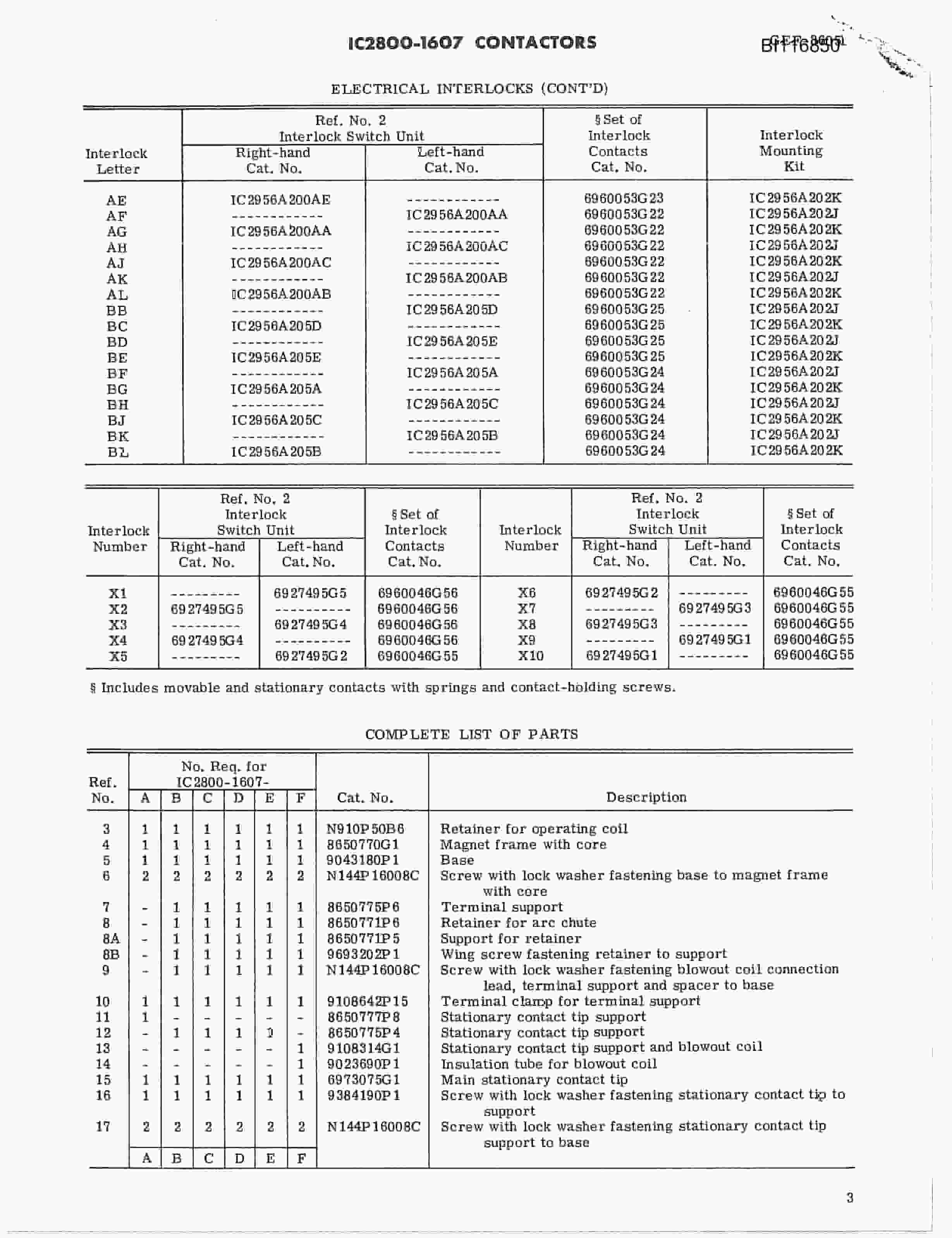 Bucyrus 8050 Shovel Parts Catalog BI116850-4