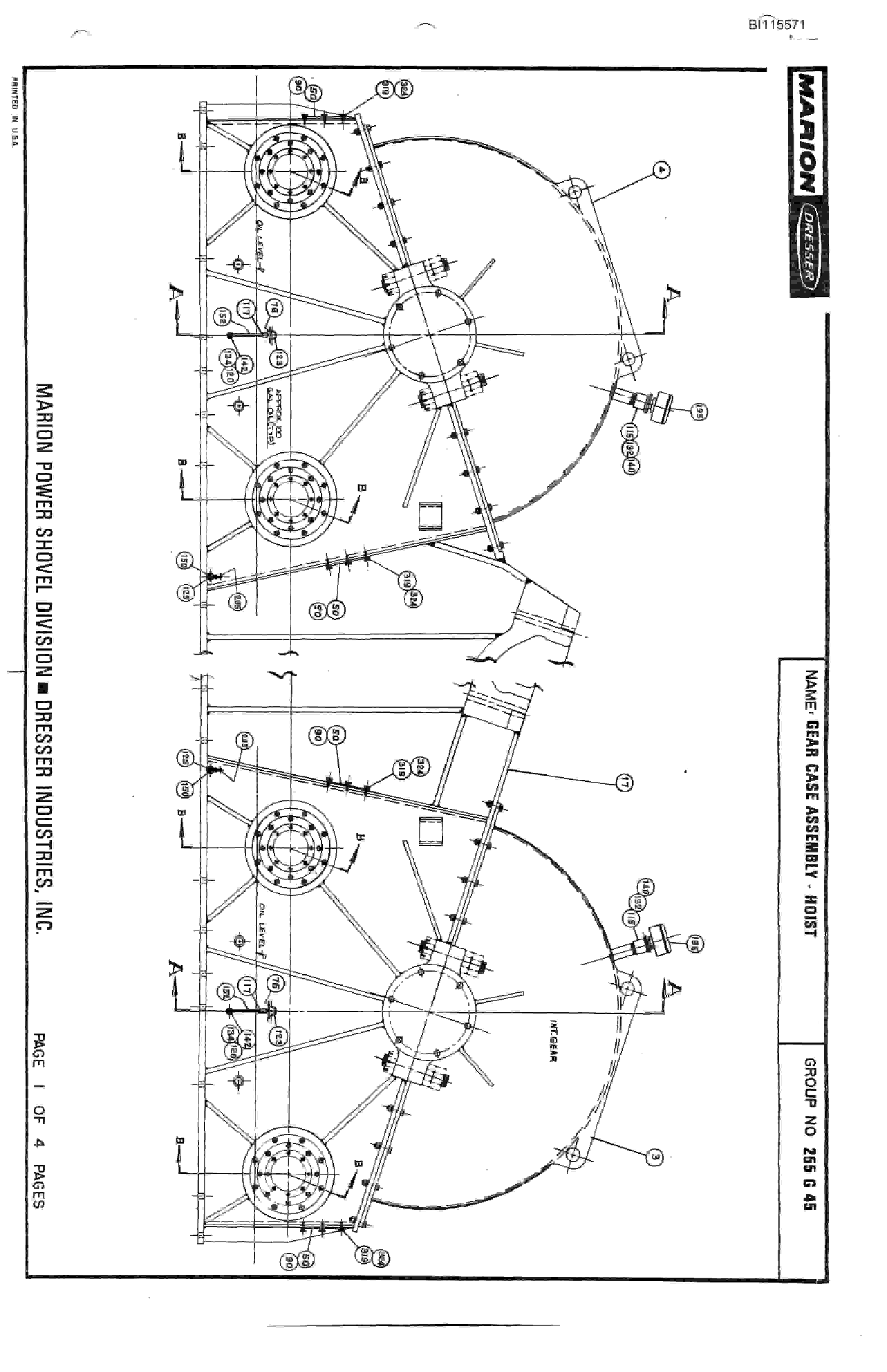 Bucyrus 8050 Technical Manual BI115571-4