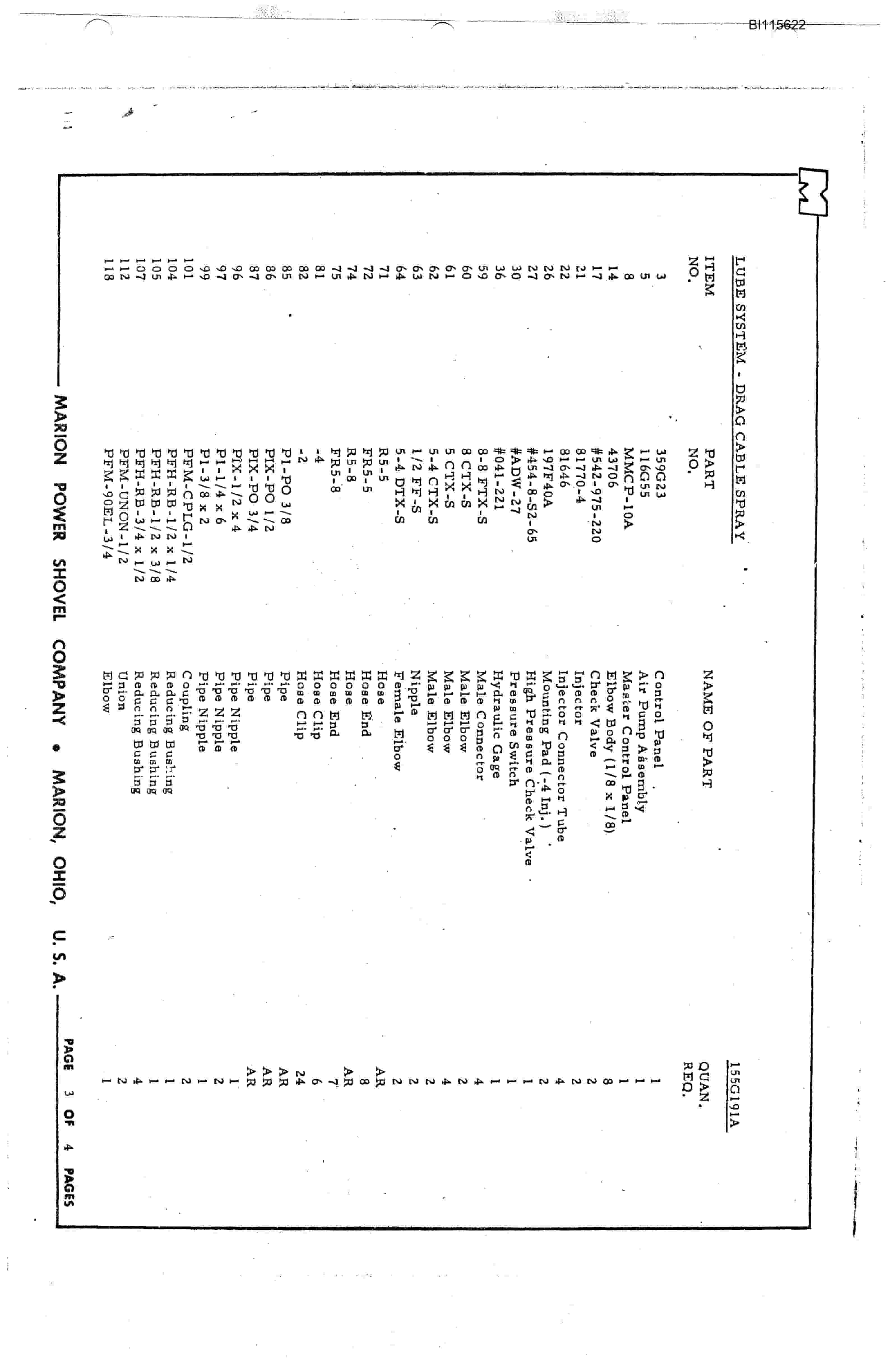Bucyrus 8050 Technical Manual BI115622-2